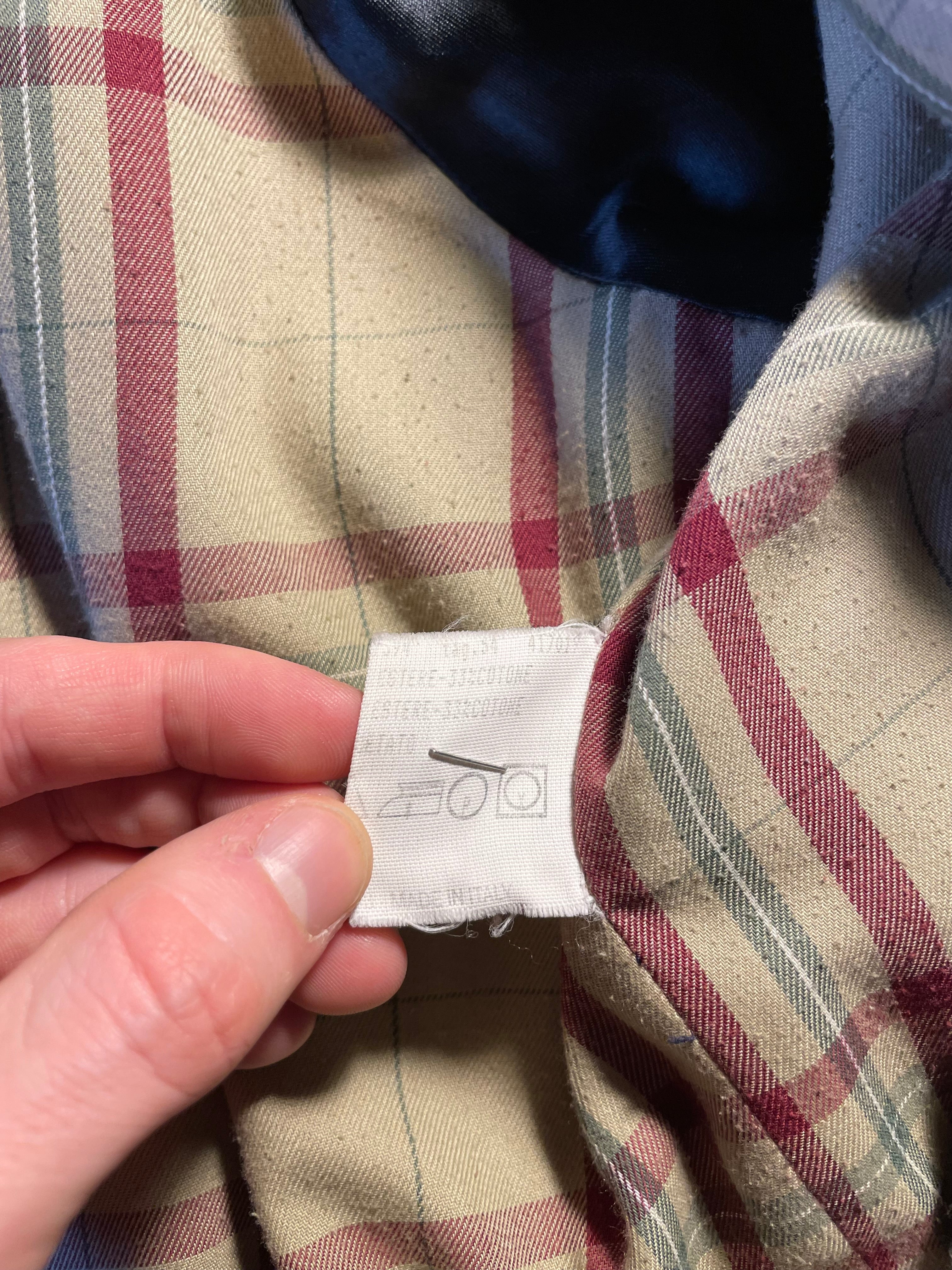 Trench Herno vintage blu