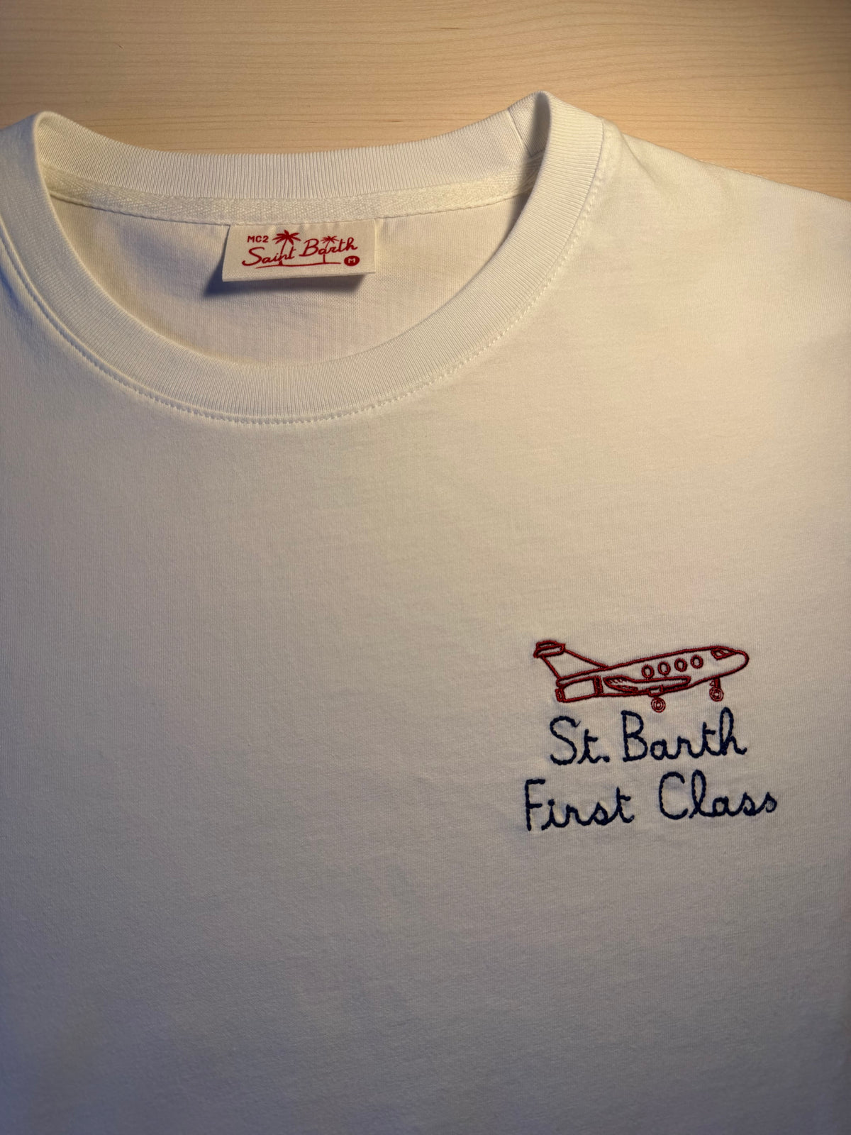 Maglia Saint Barth "First Class” bianca