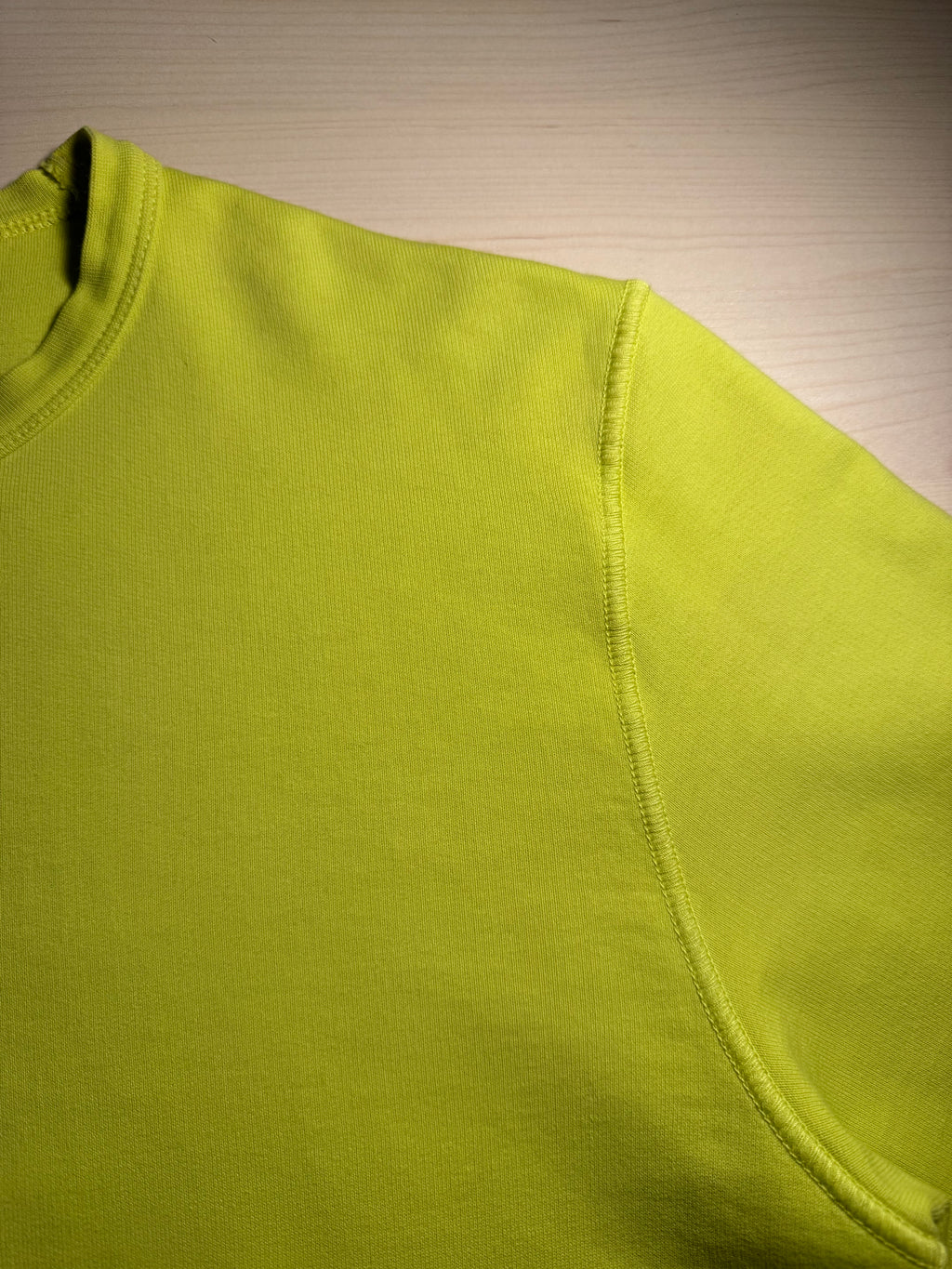 Felpa Stone Island giallo fluo