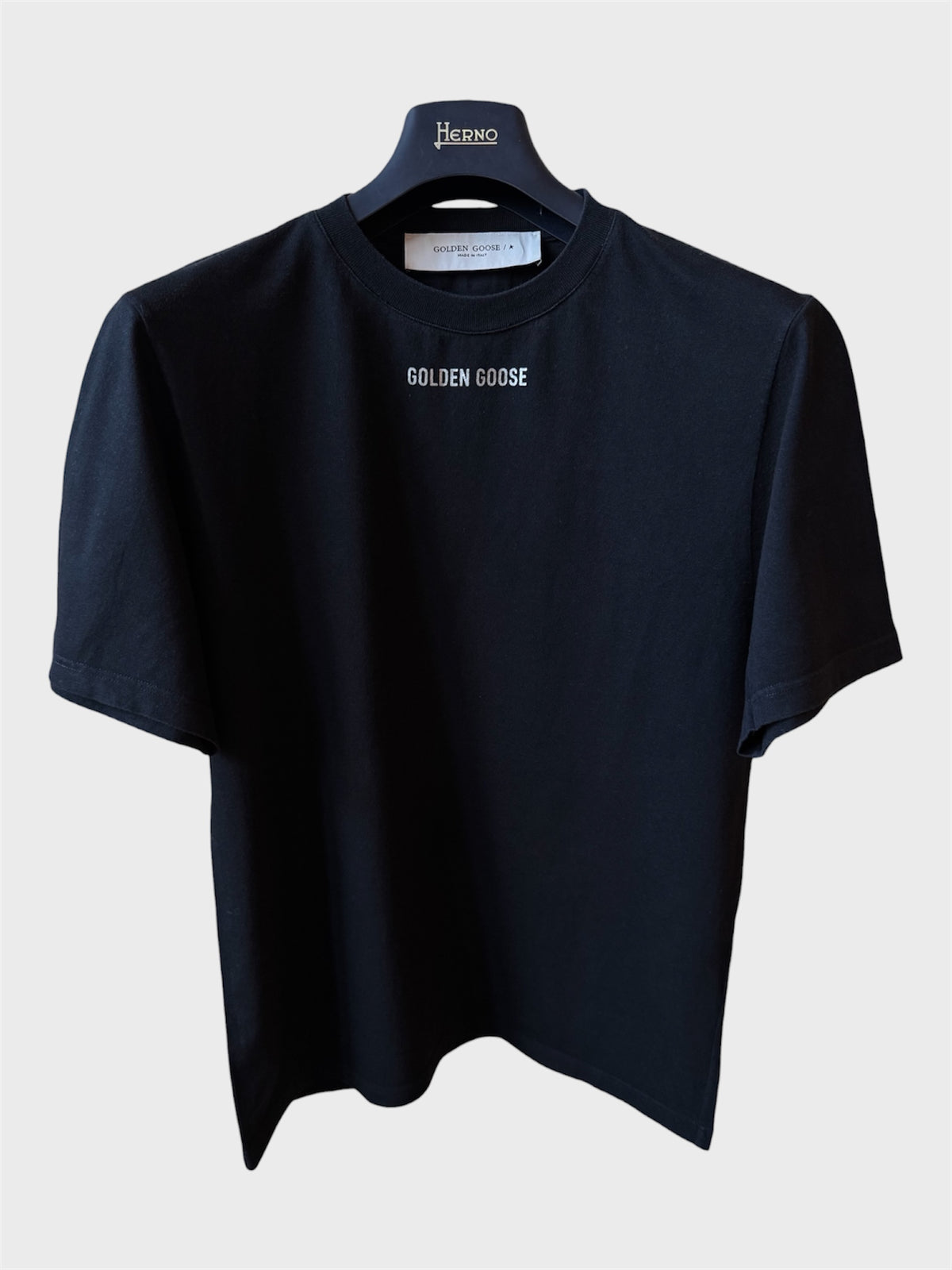 Maglia Golden Goose logo “Golden Goose” nera