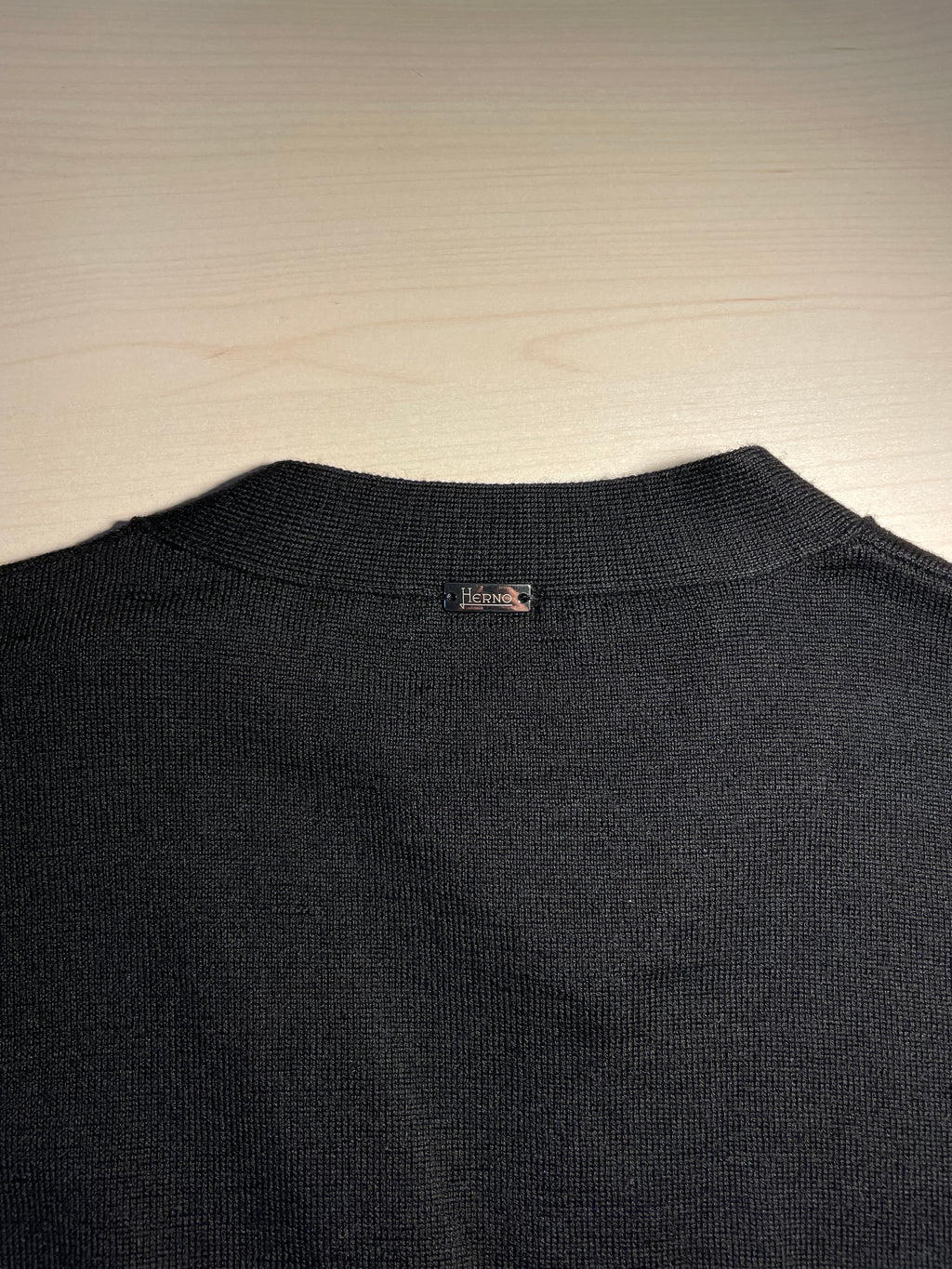 Cardigan Herno nero nuovo