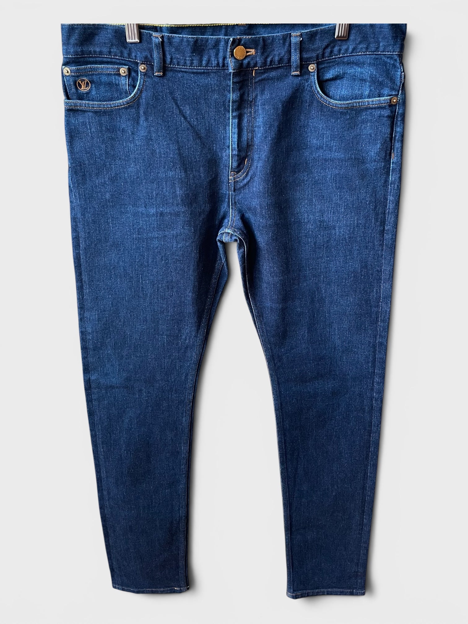 Jeans Louis Vuitton Slim Stretch blu