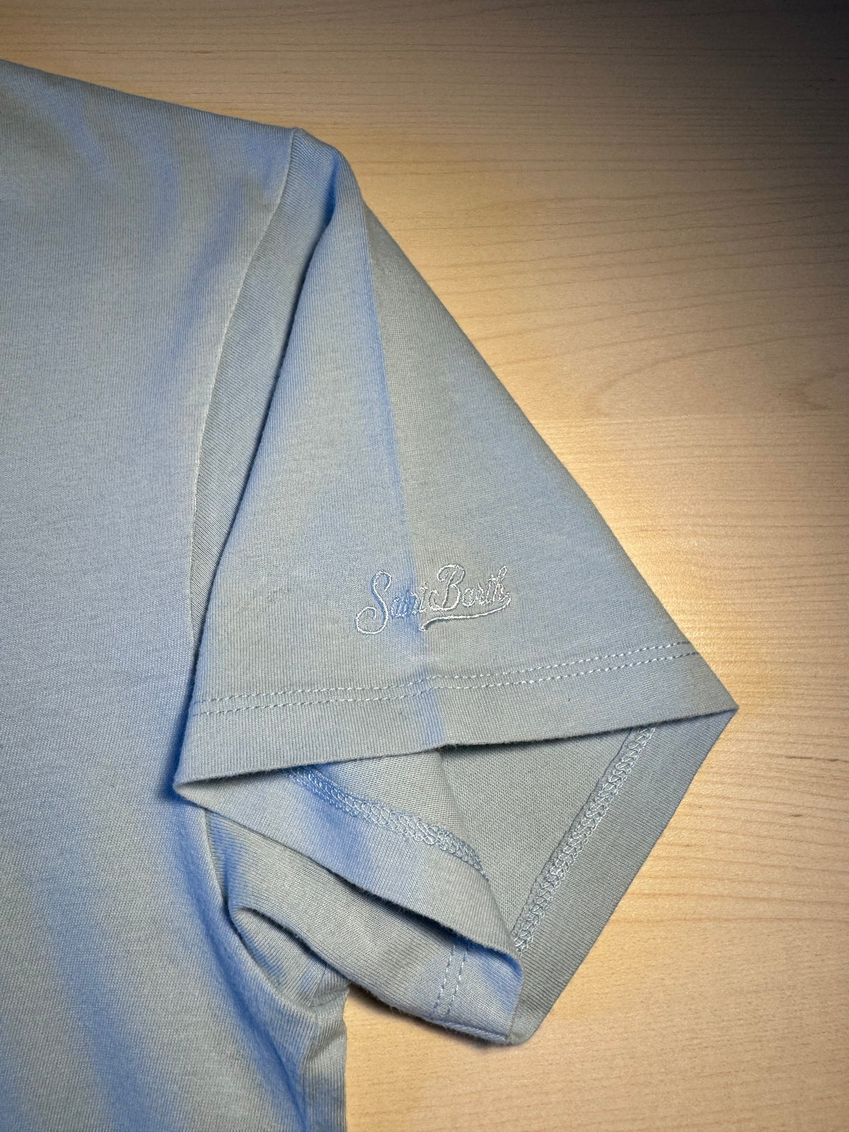 Maglia Saint Barth "Lunedì? Ancora?” azzurra
