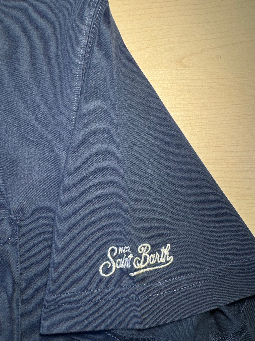 Maglia Saint Barth "I’ve Always Got One For You” blu