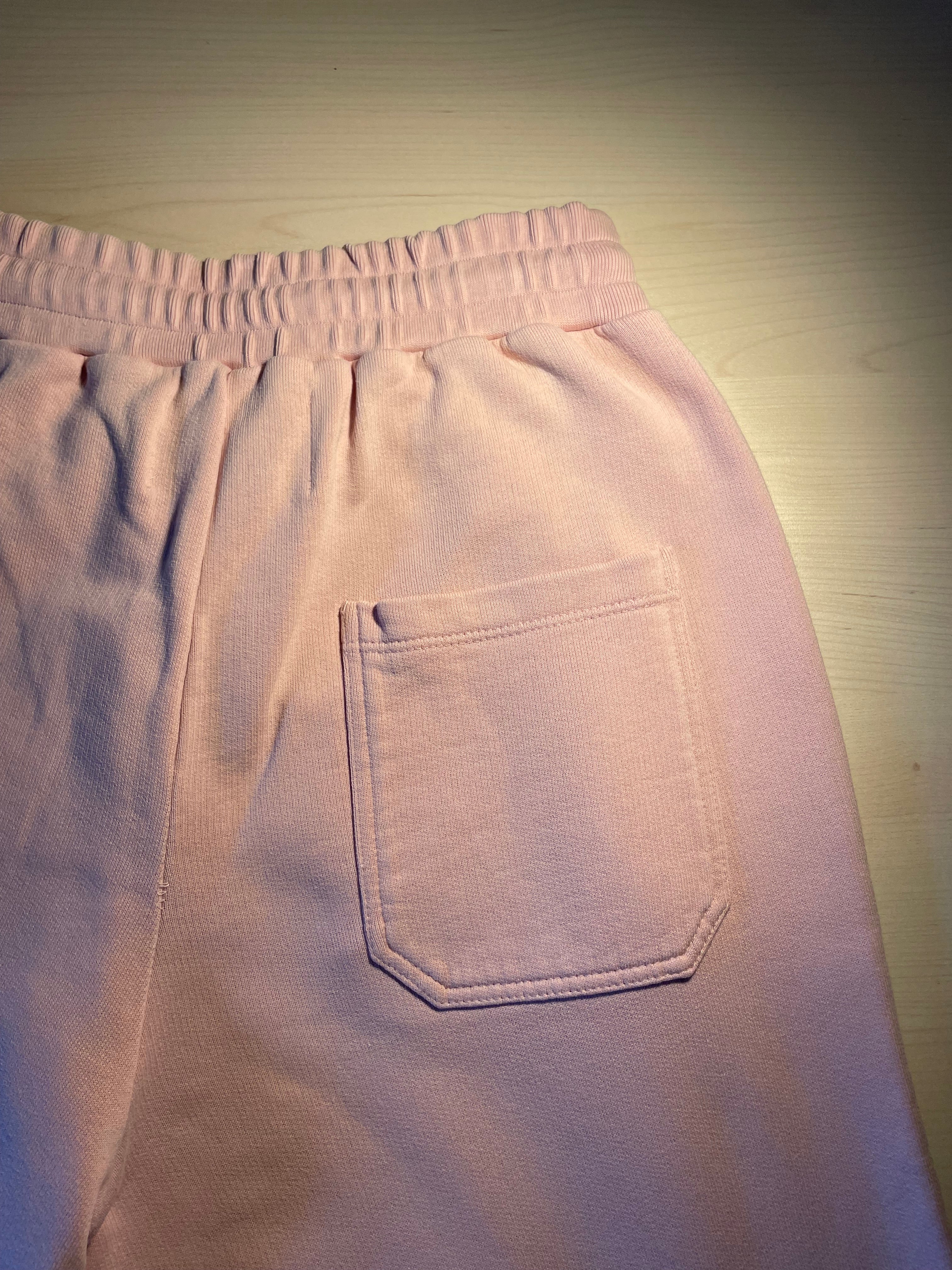 Pantaloni Golden Goose Star rosa stella bianca