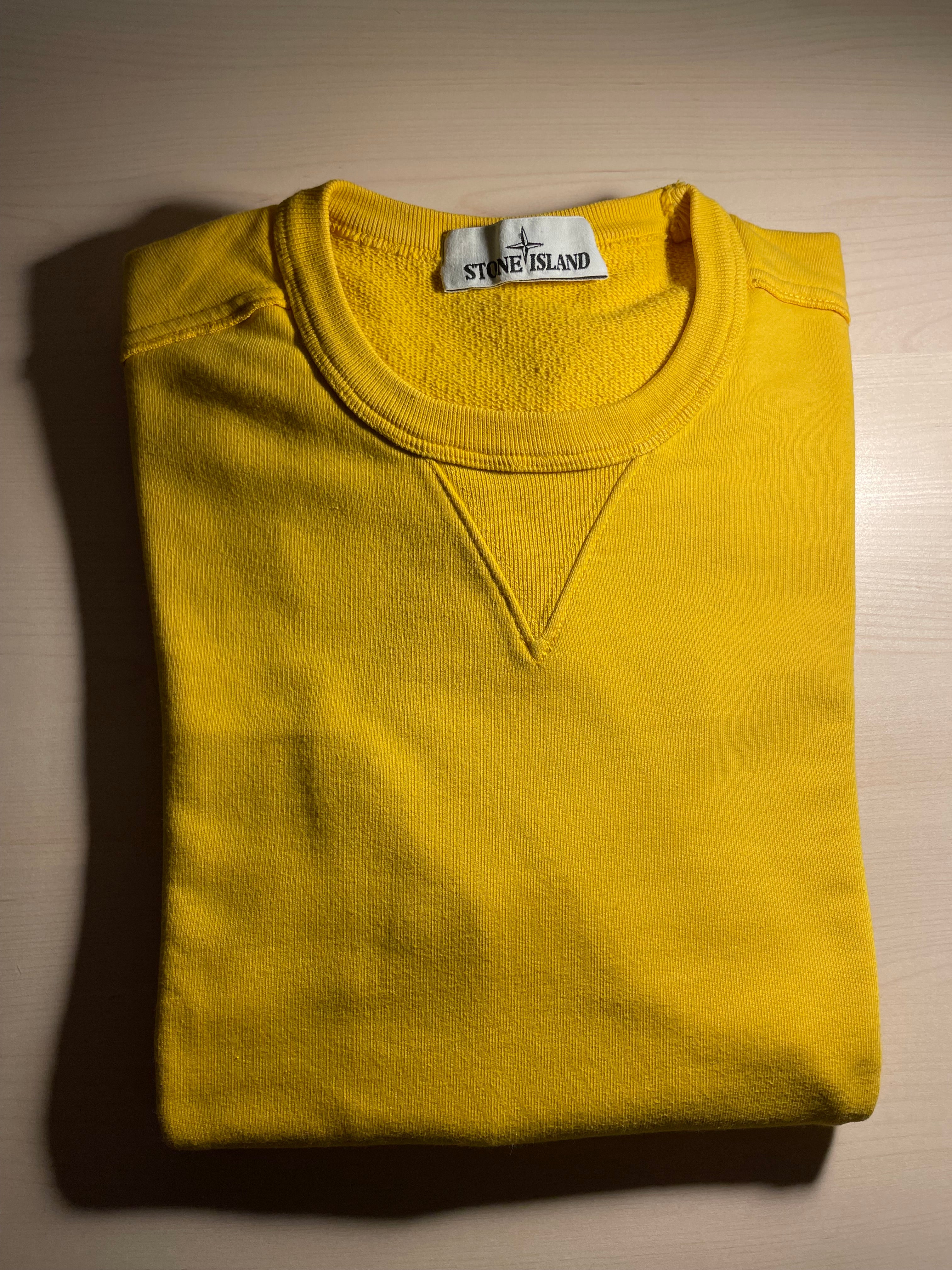 Felpa Stone Island gialla