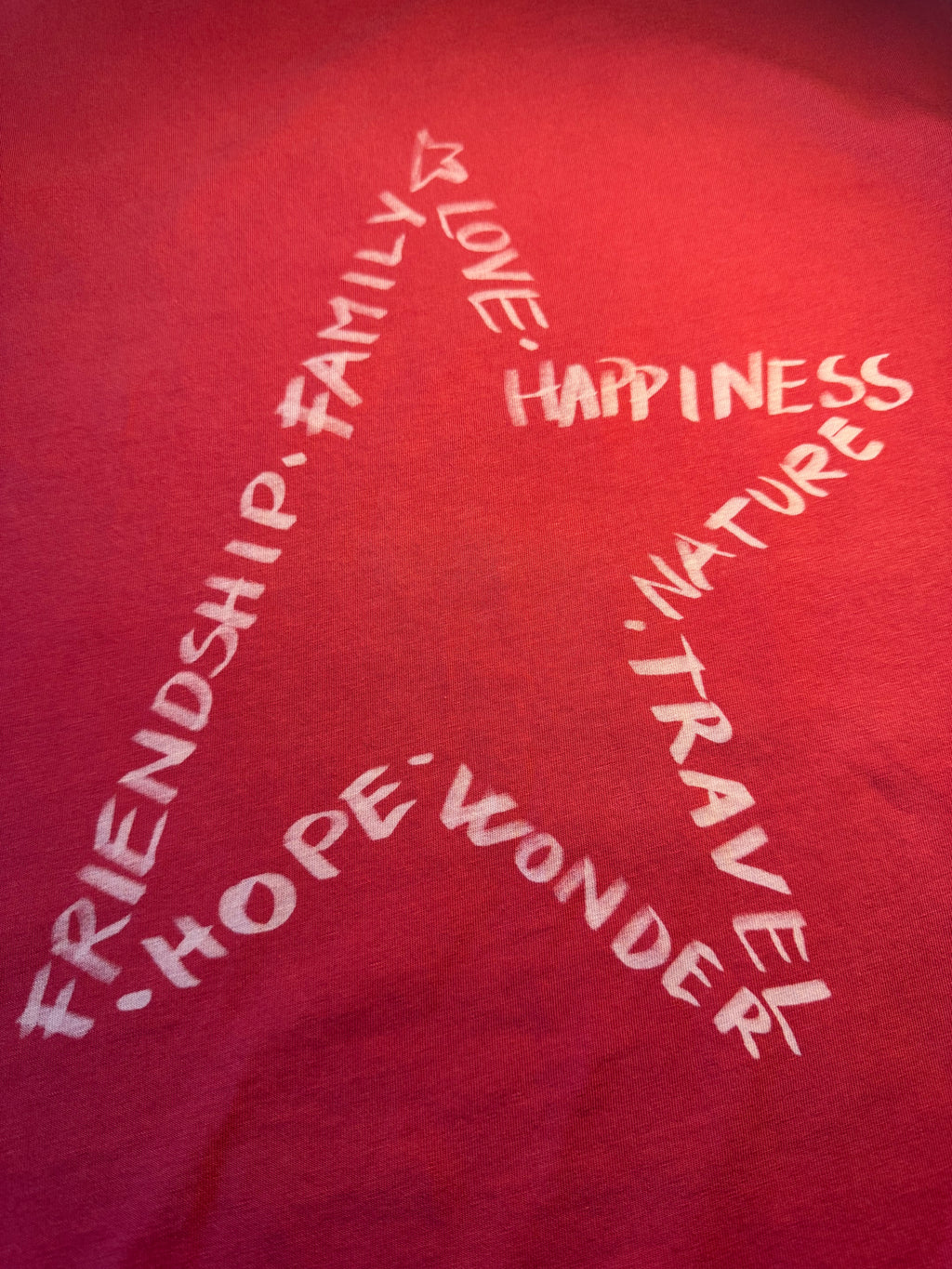 Maglia Golden Goose rossa stella bianca