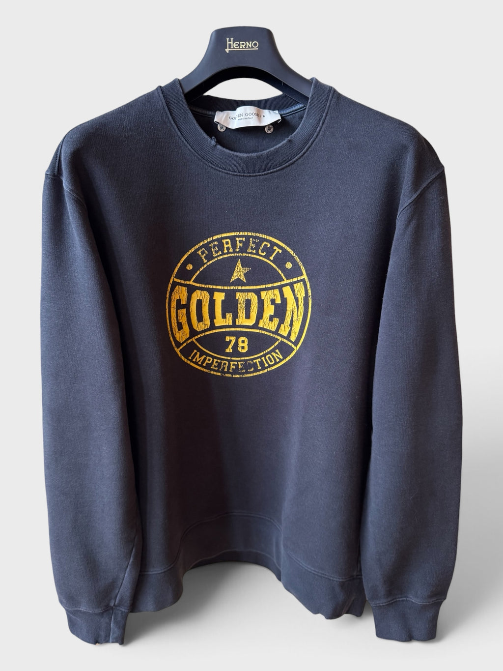 Felpa Golden Goose "Perfect Imperfection" blu