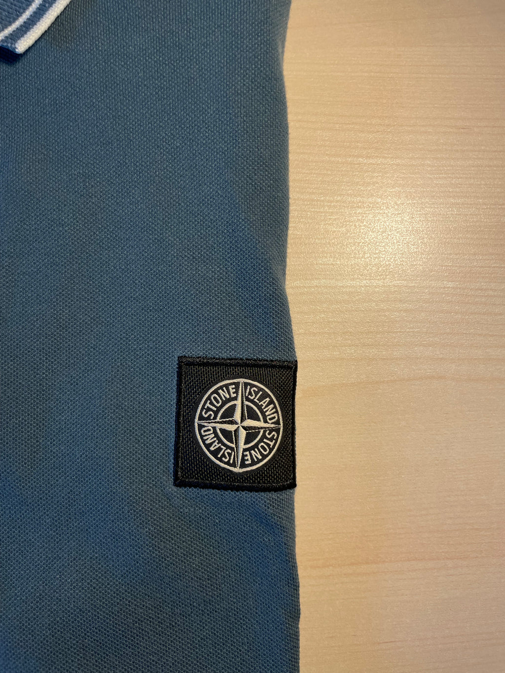 Polo Stone Island azzurra