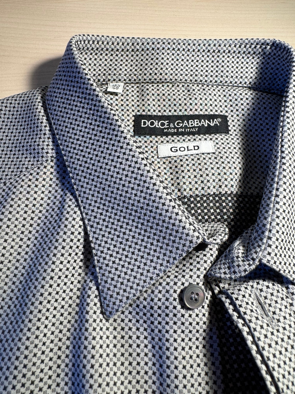 Camicia Dolce e Gabbana Gold bianca
