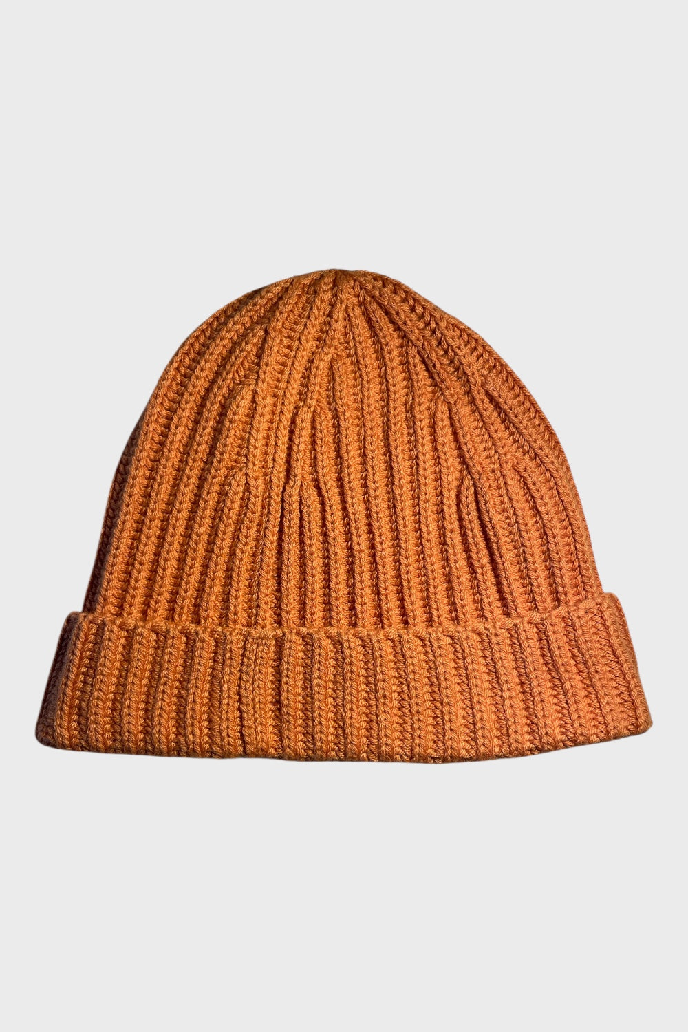 Cuffia Loro Piana arancione 100% baby cashmere