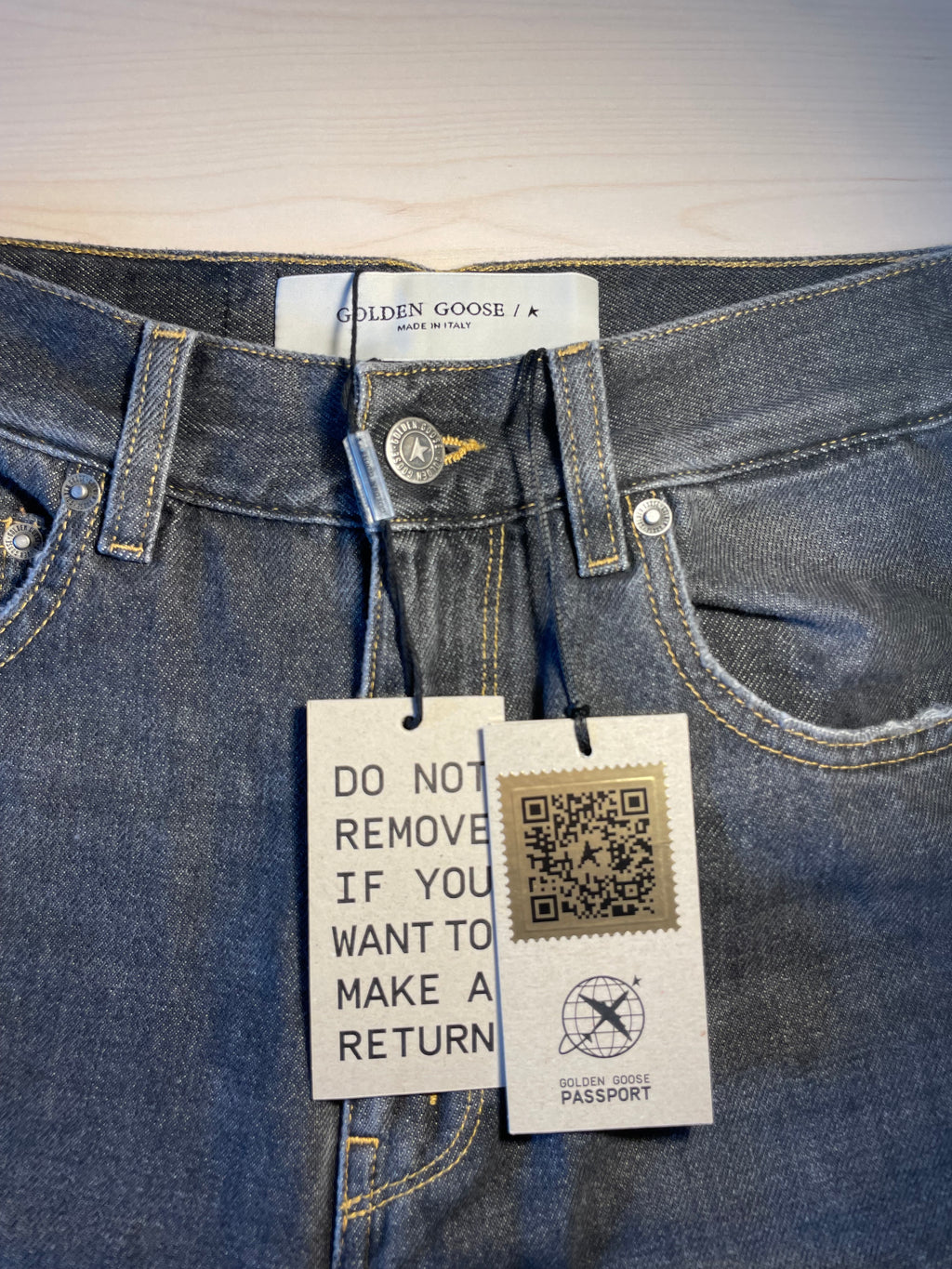 Jeans Golden Goose Frida Stonewashed neri