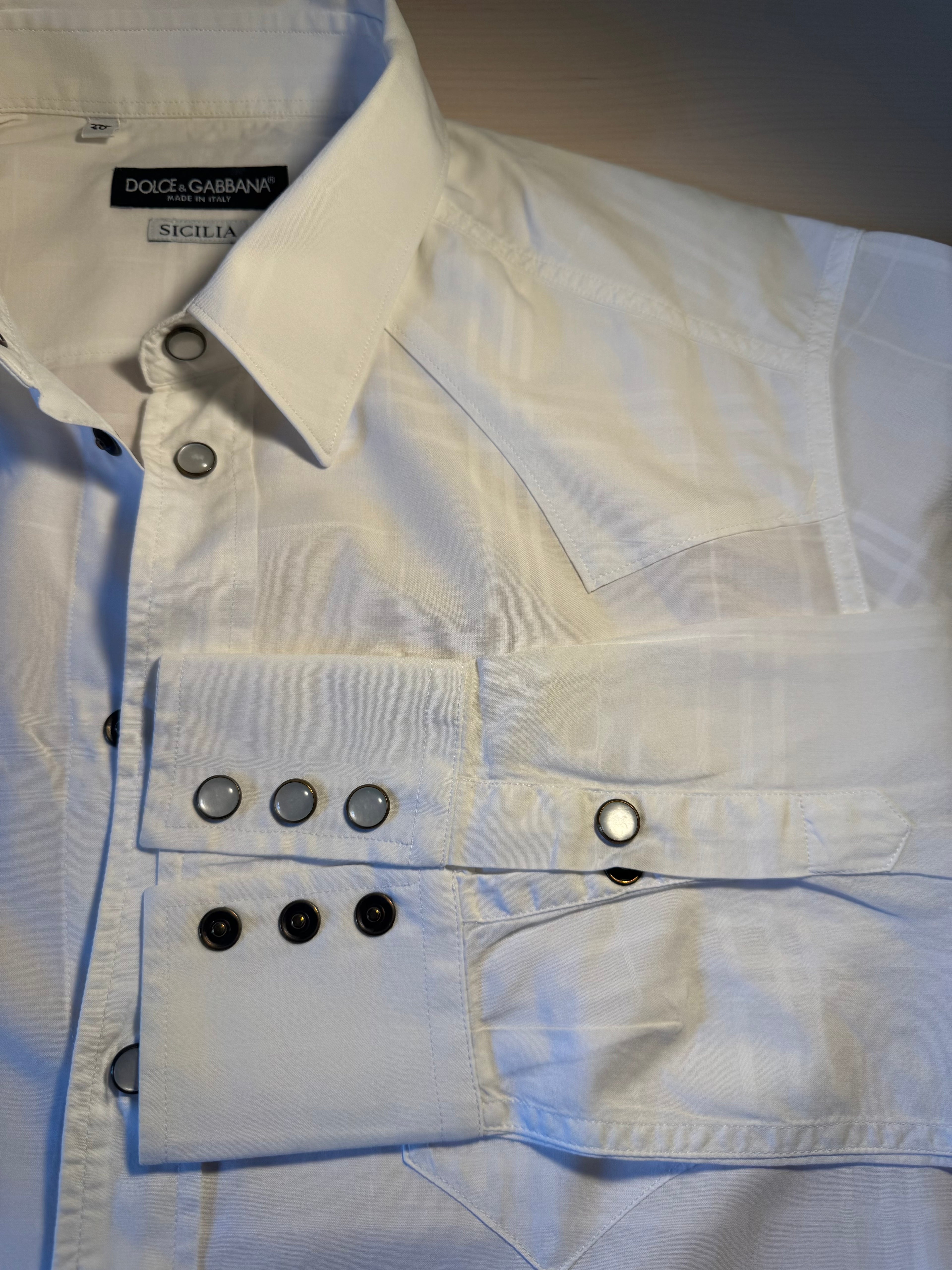 Camicia bianca Dolce & Gabbana “Sicilia”