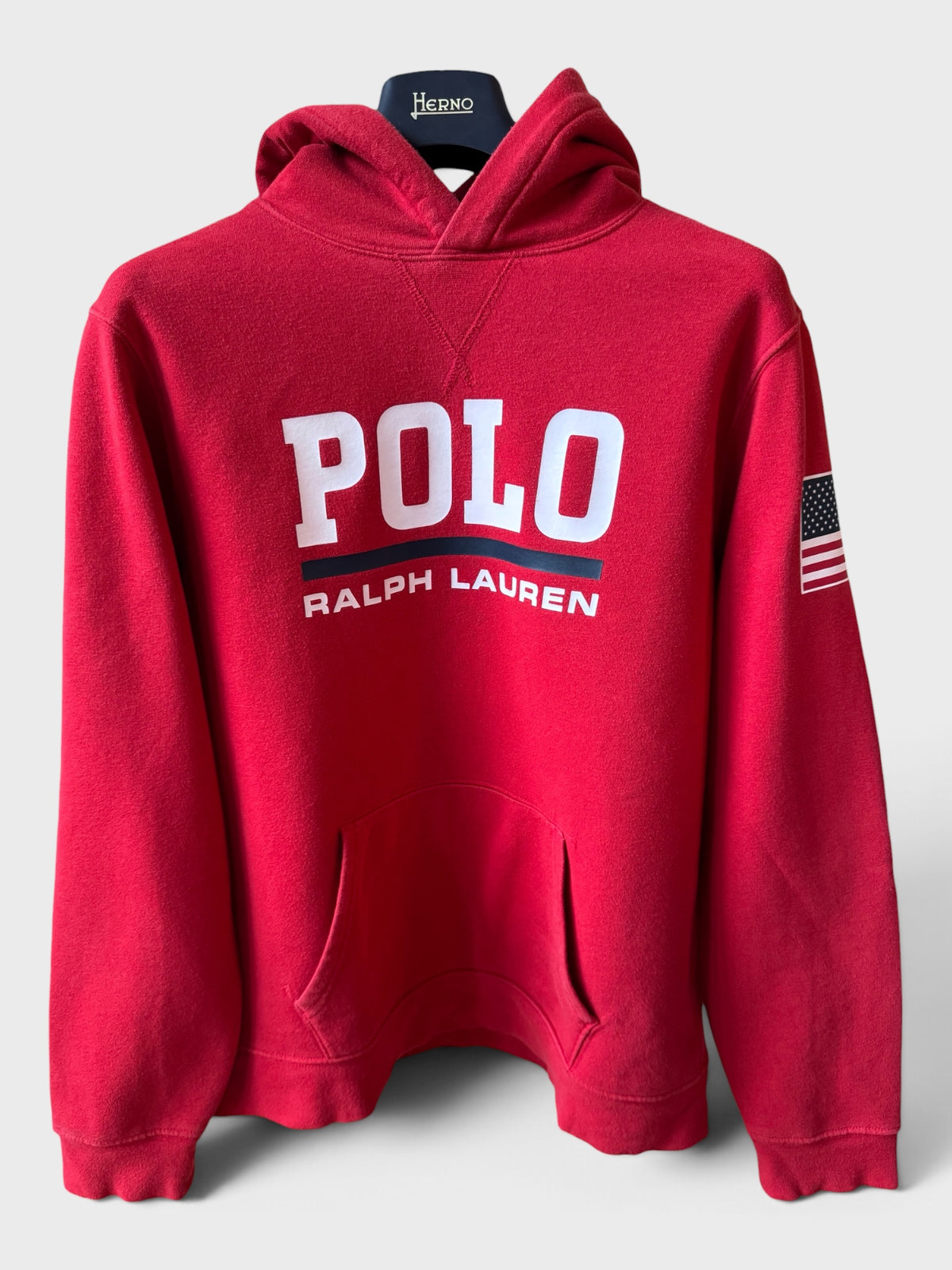 Felpa Polo Ralph Lauren American Flag rossa