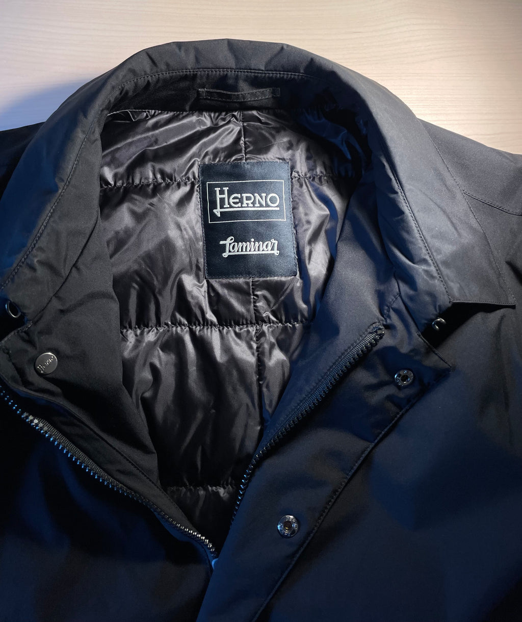 Giubbino Herno Laminar Gore-Tex nero