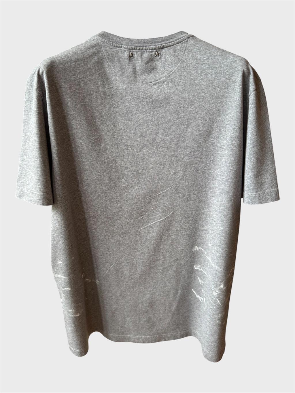 Maglia Golden Goose grigia scritta “Golden”