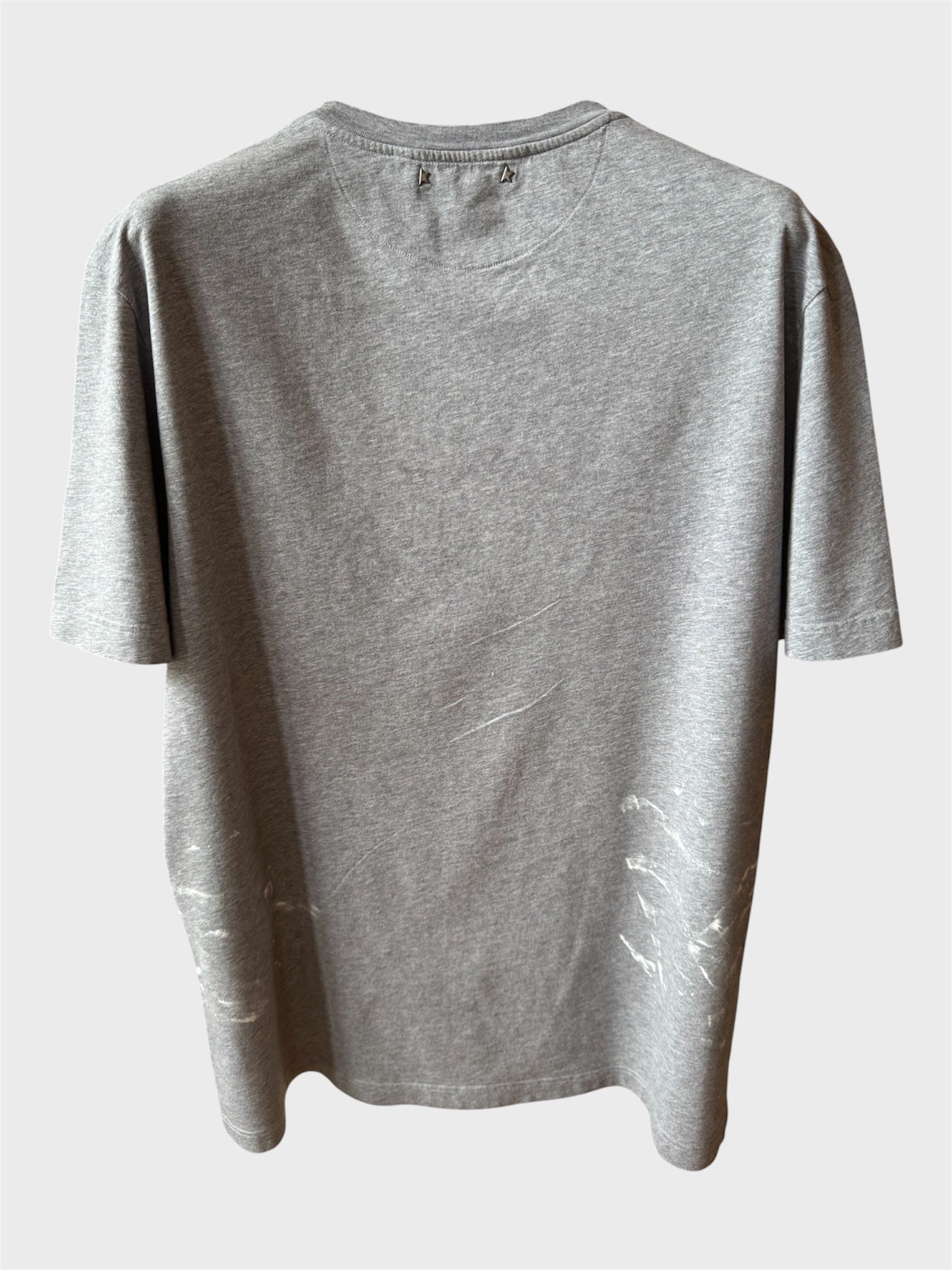 Maglia Golden Goose grigia scritta “Golden”