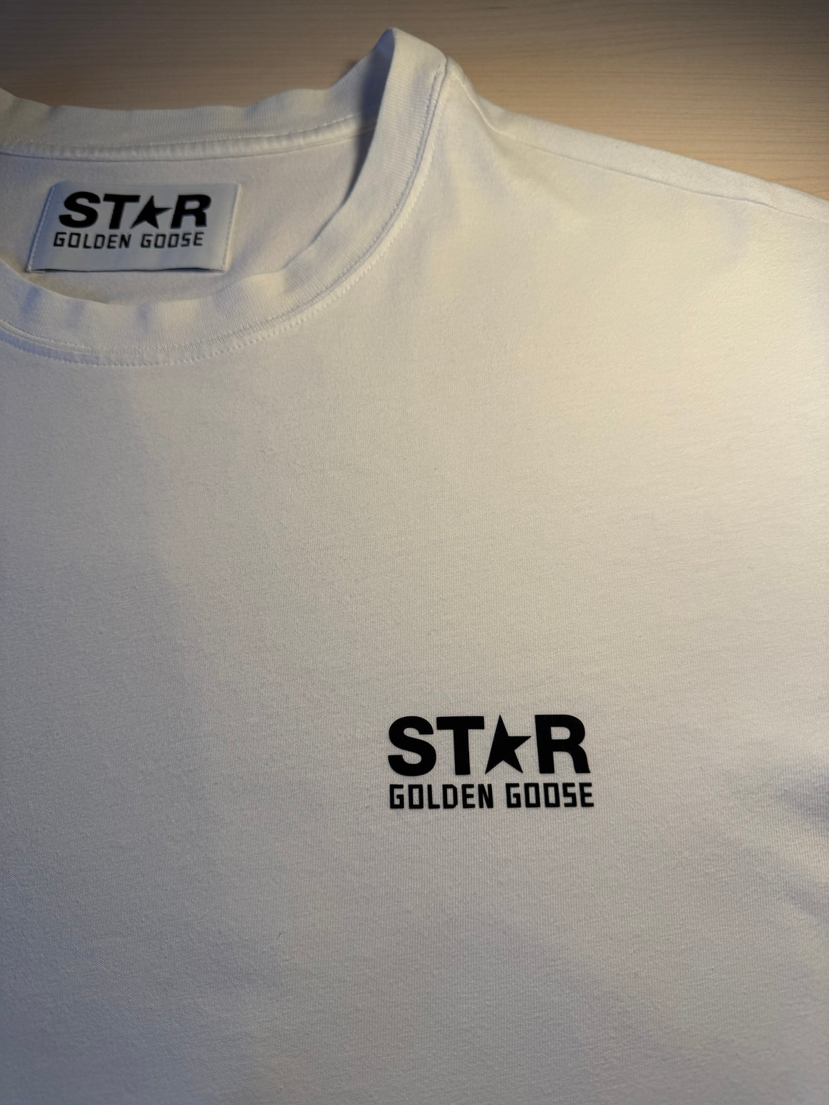 Maglia Golden Goose Star bianca stella nera retro