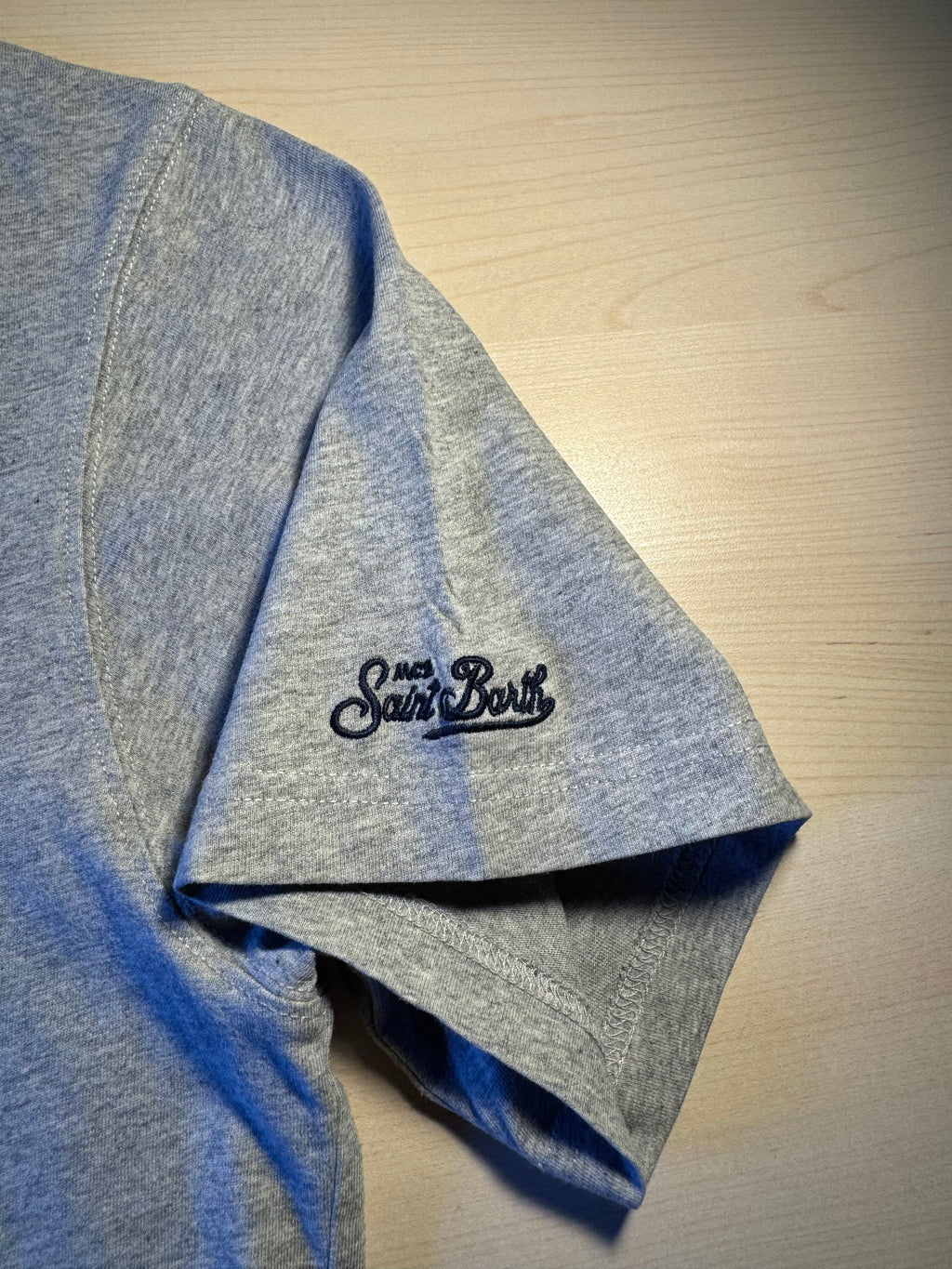 Maglia Saint Barth "Cross Rich" grigia