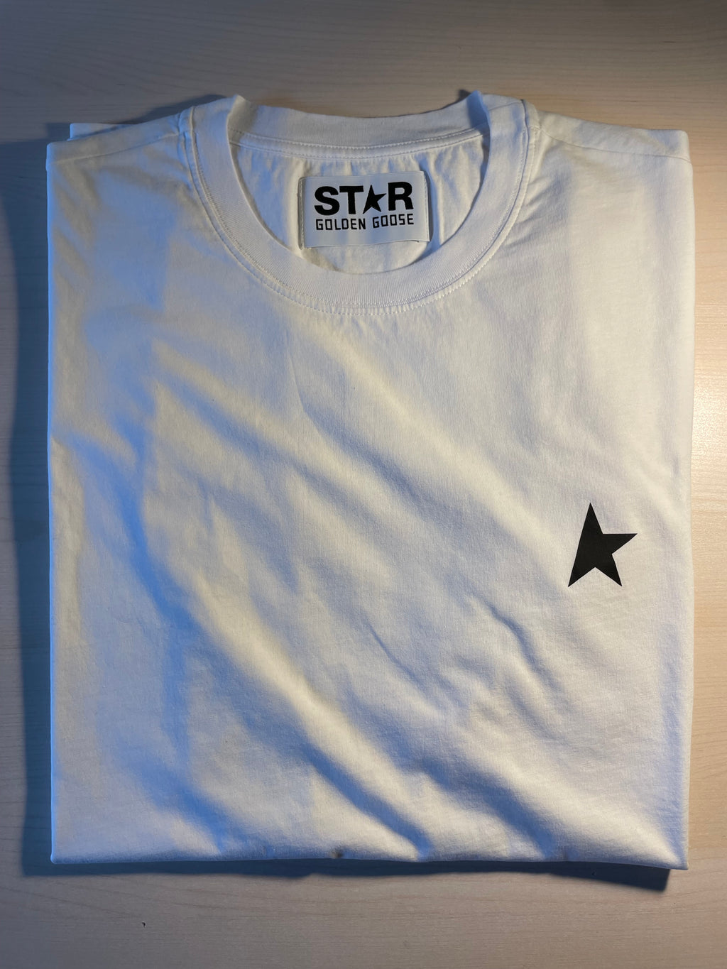 Maglia Golden Goose Star bianca stella nera