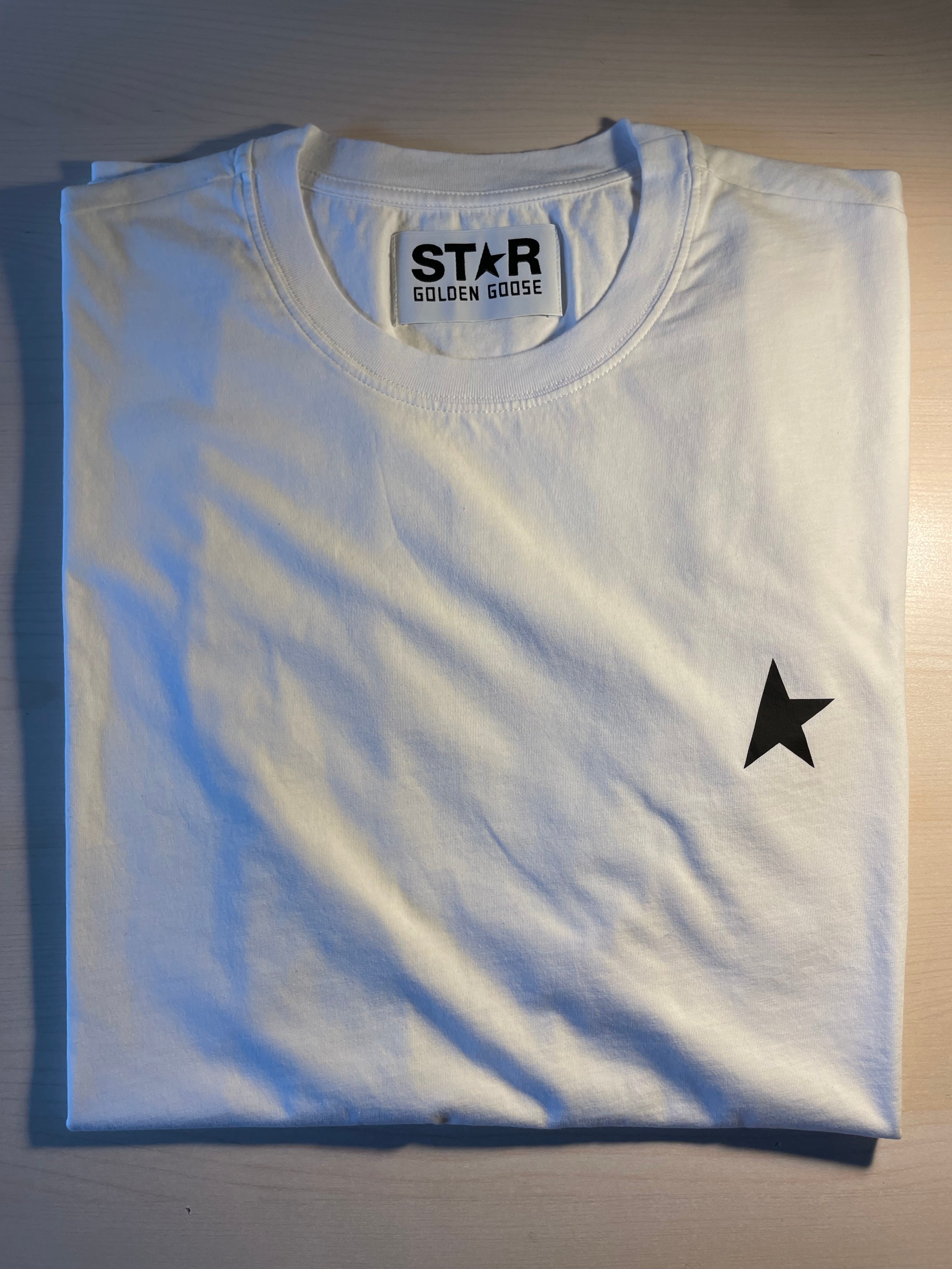 Maglia Golden Goose Star bianca stella nera
