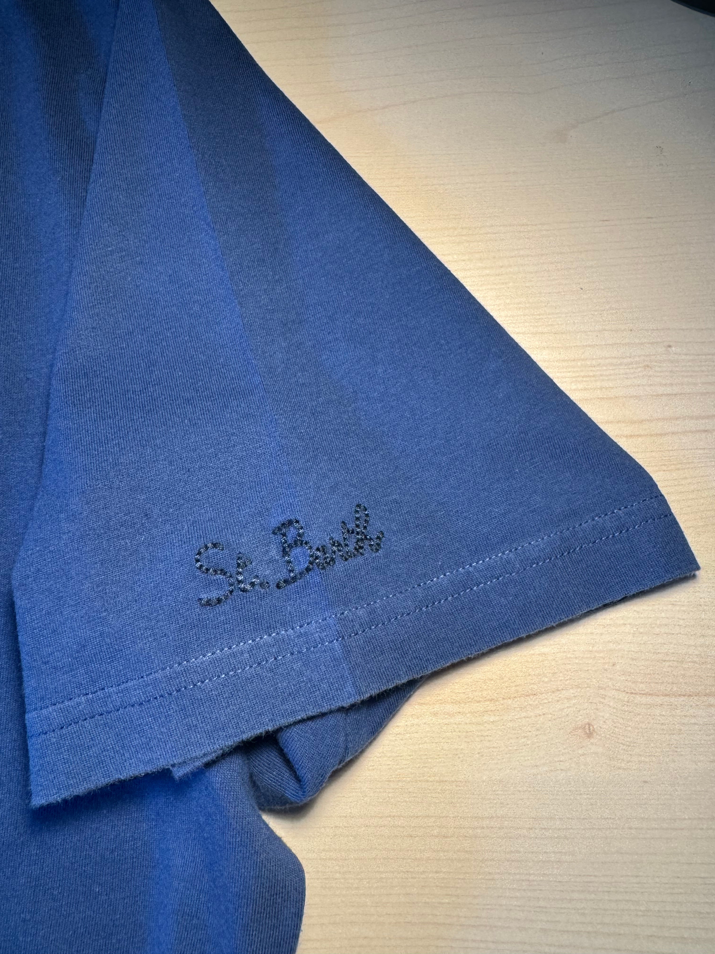 Maglia Saint Barth "$t. Barth Habitué" blu