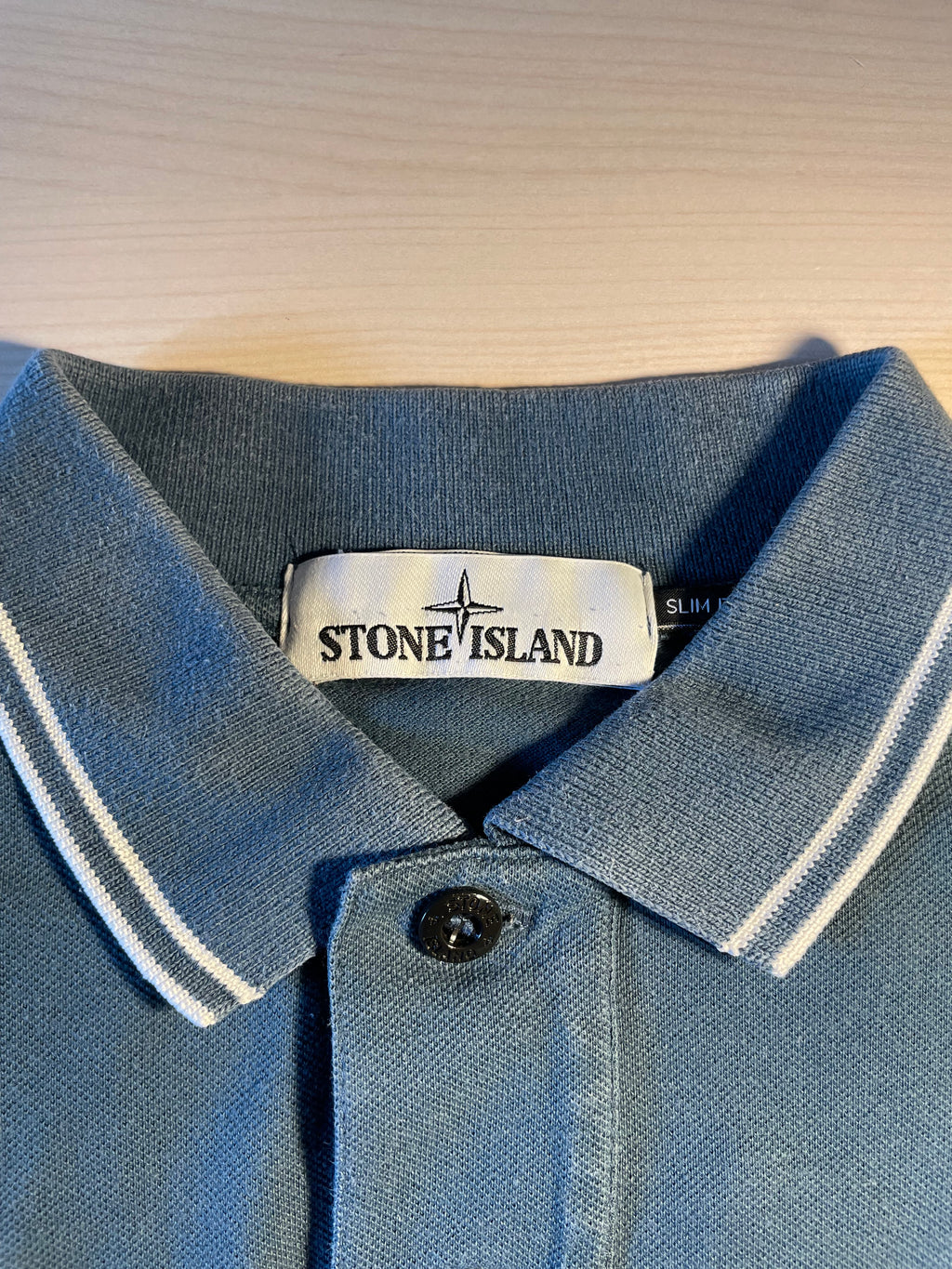 Polo Stone Island azzurra