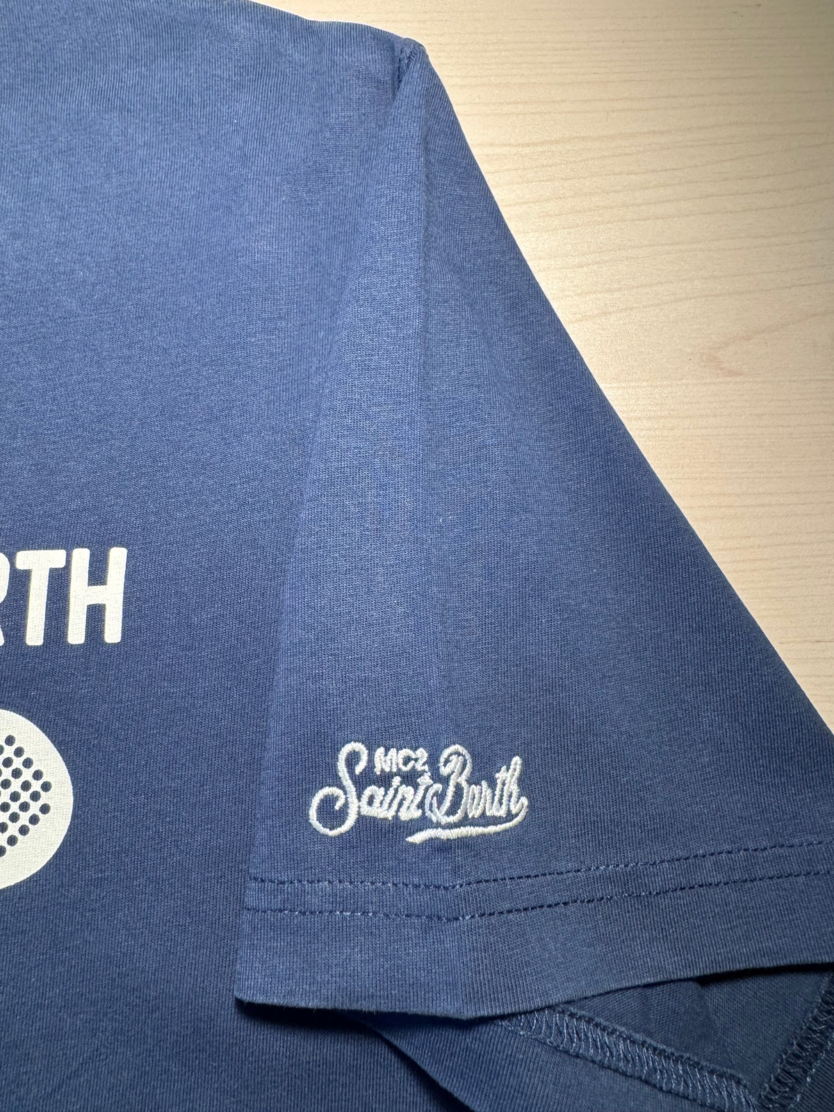 Maglia Saint Barth "Padel Is My Second Life” blu