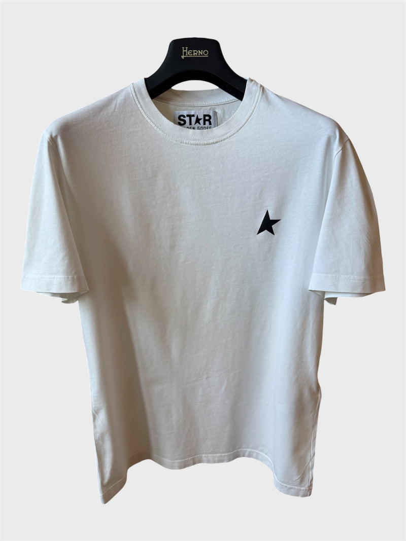 Maglia Golden Goose Star bianca stella nera