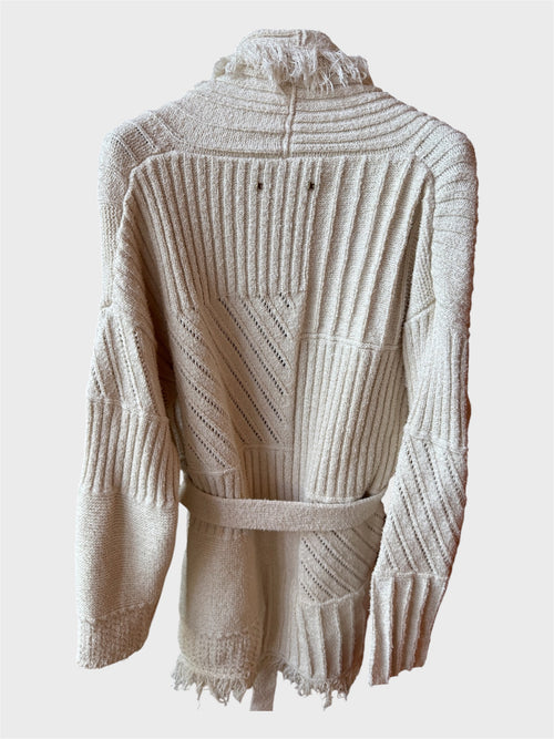 Cardigan Golden Goose panna