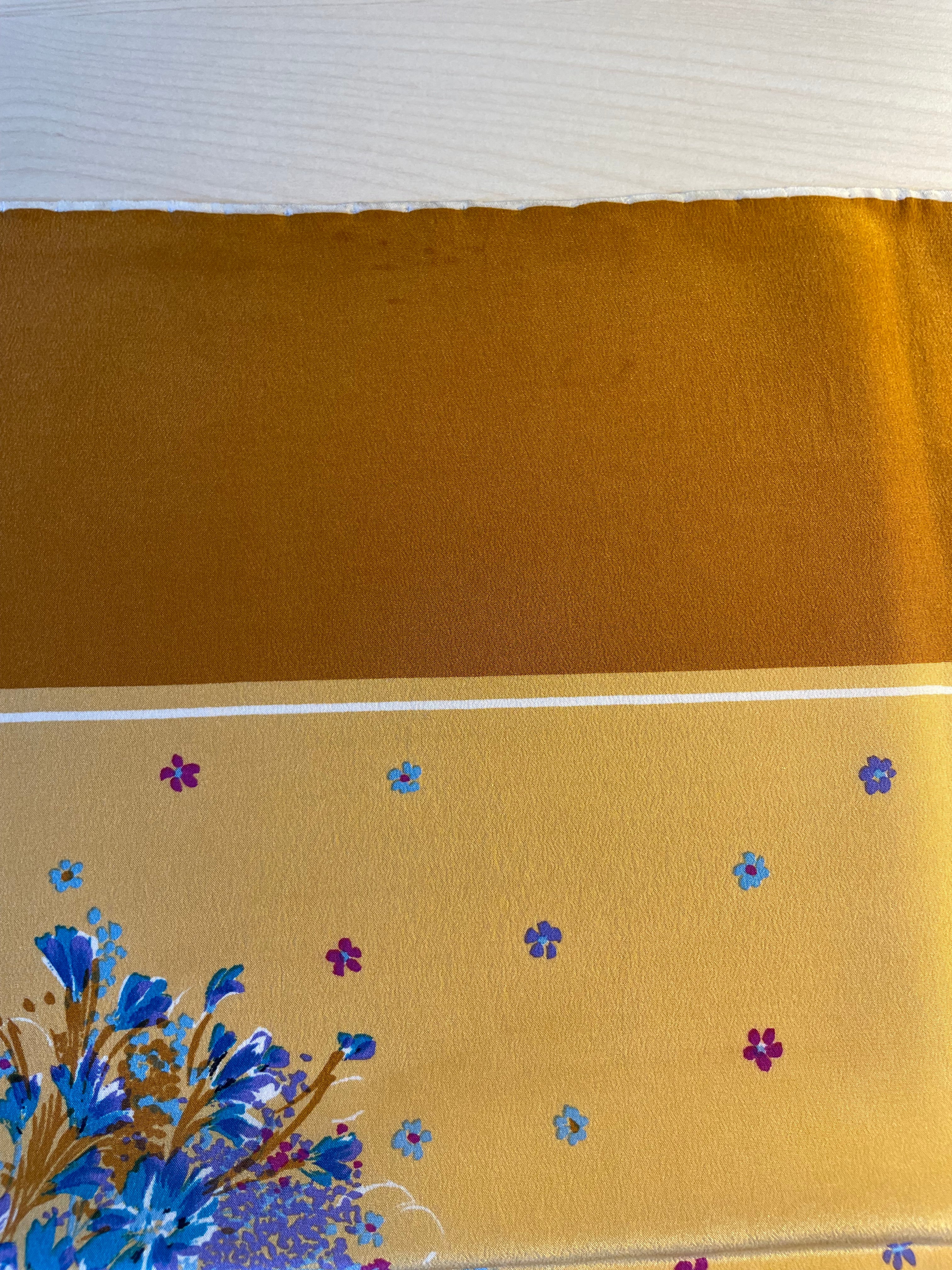 Foulard Dior giallo e arancione