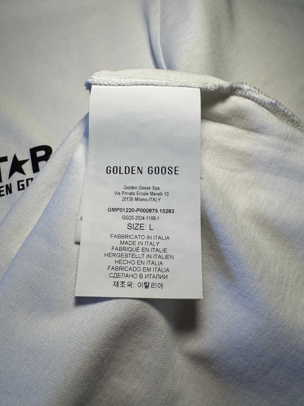 Maglia Golden Goose Star stella nera retro