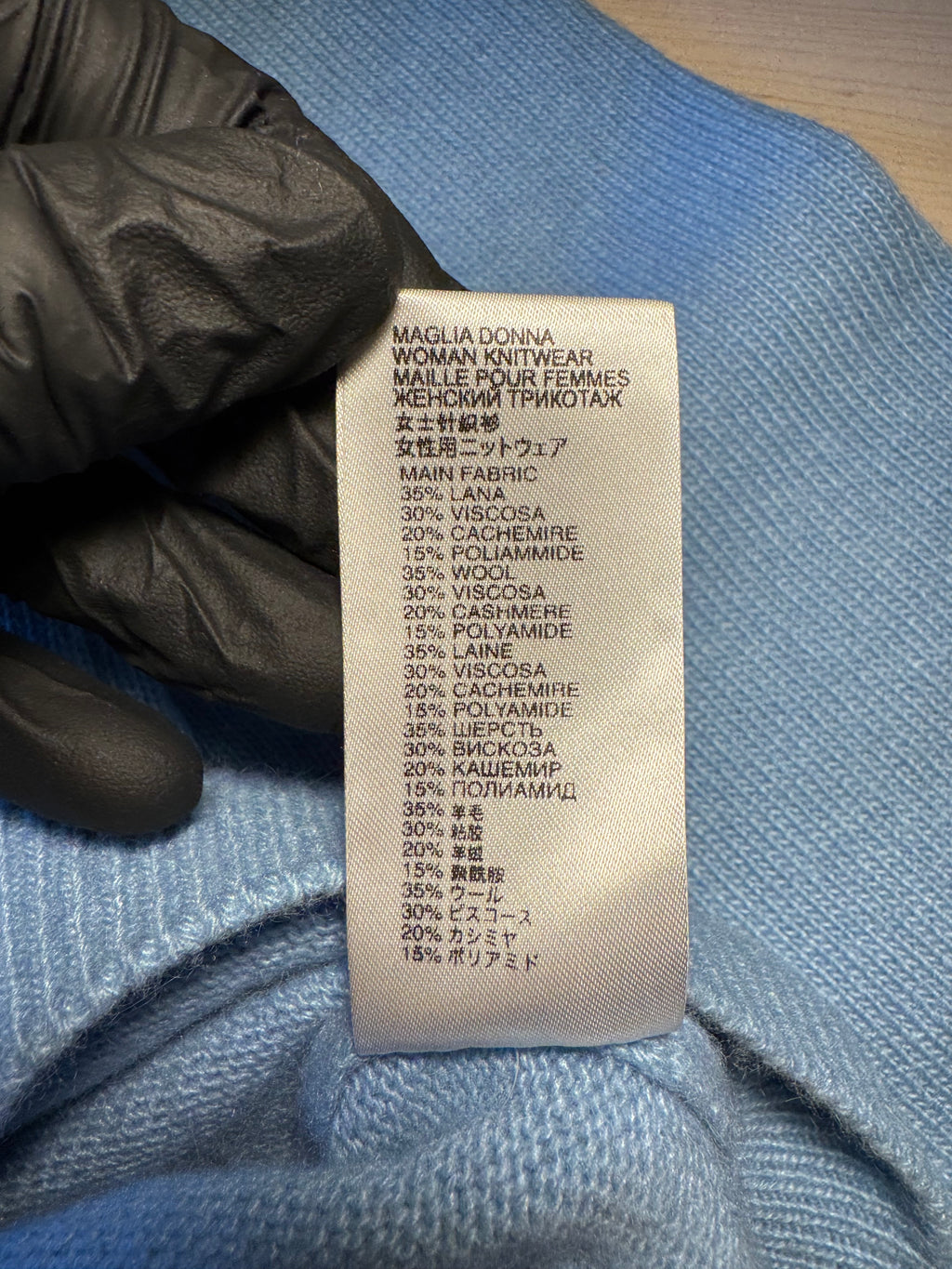 Maglione Saint Barth "Compulsive Shopper" azzurro