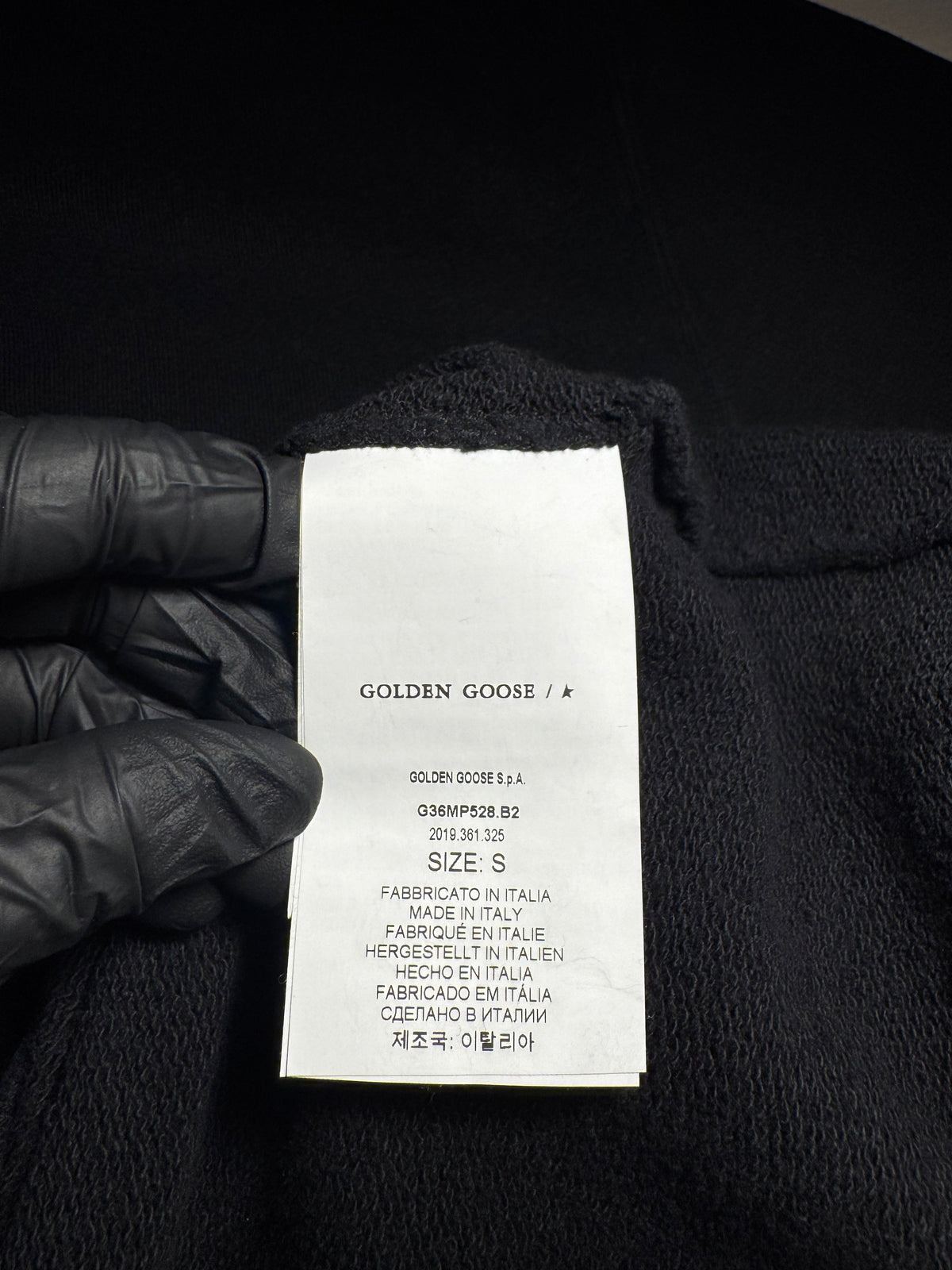Felpa Golden Goose “Golden Goose Logo” nera