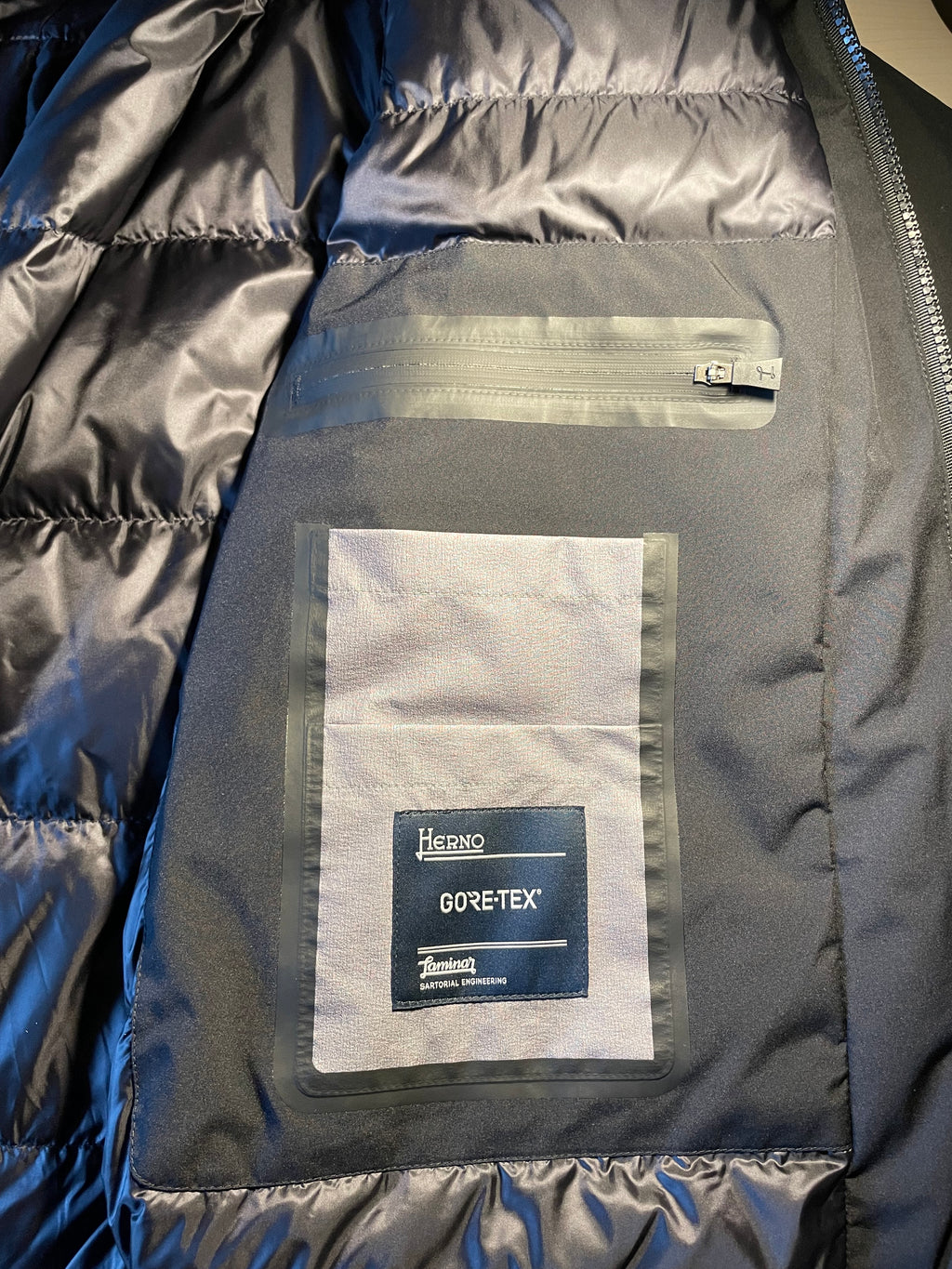 Giubbino Herno Laminar Gore-Tex nero