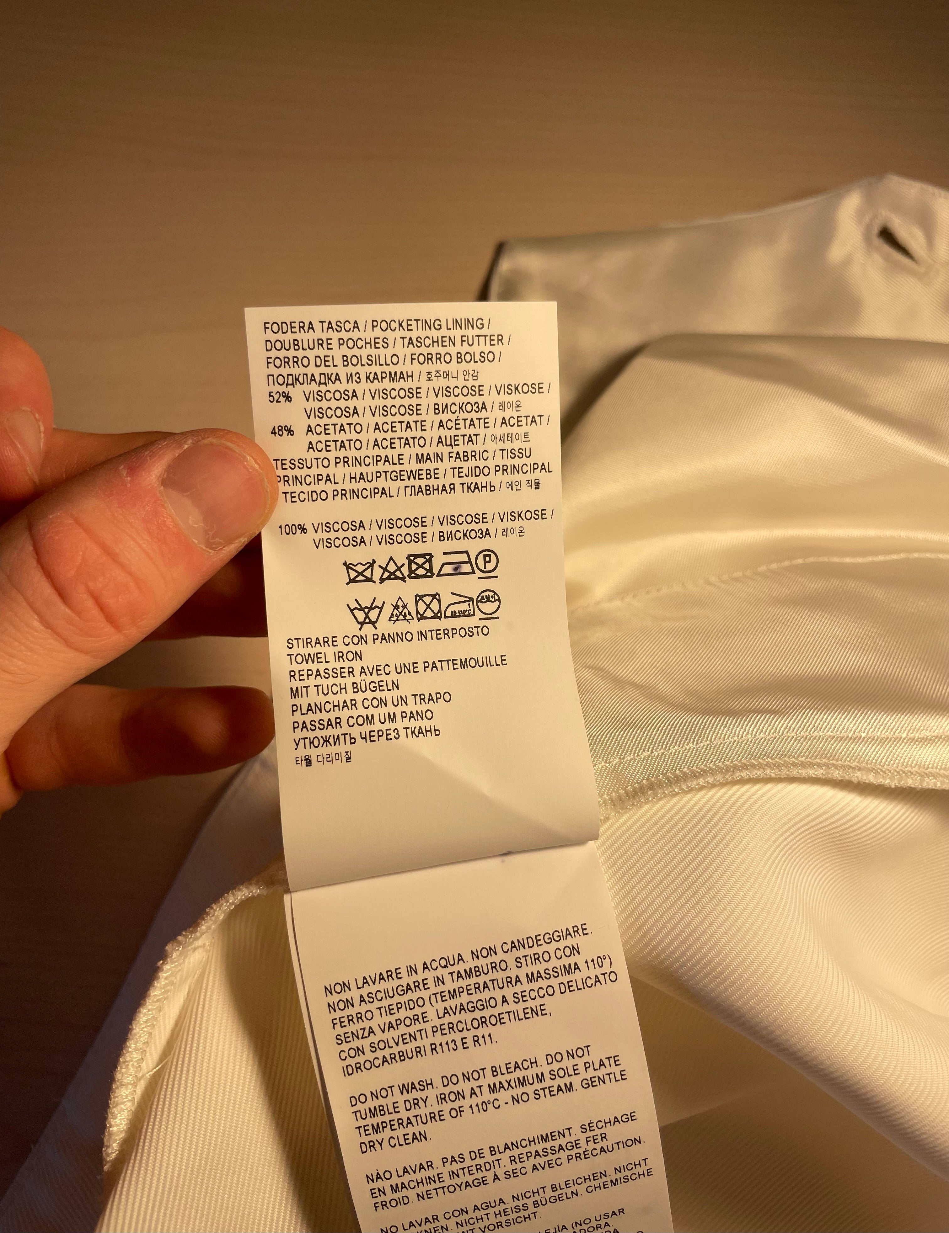 Pantaloni Golden Goose bianchi viscosa
