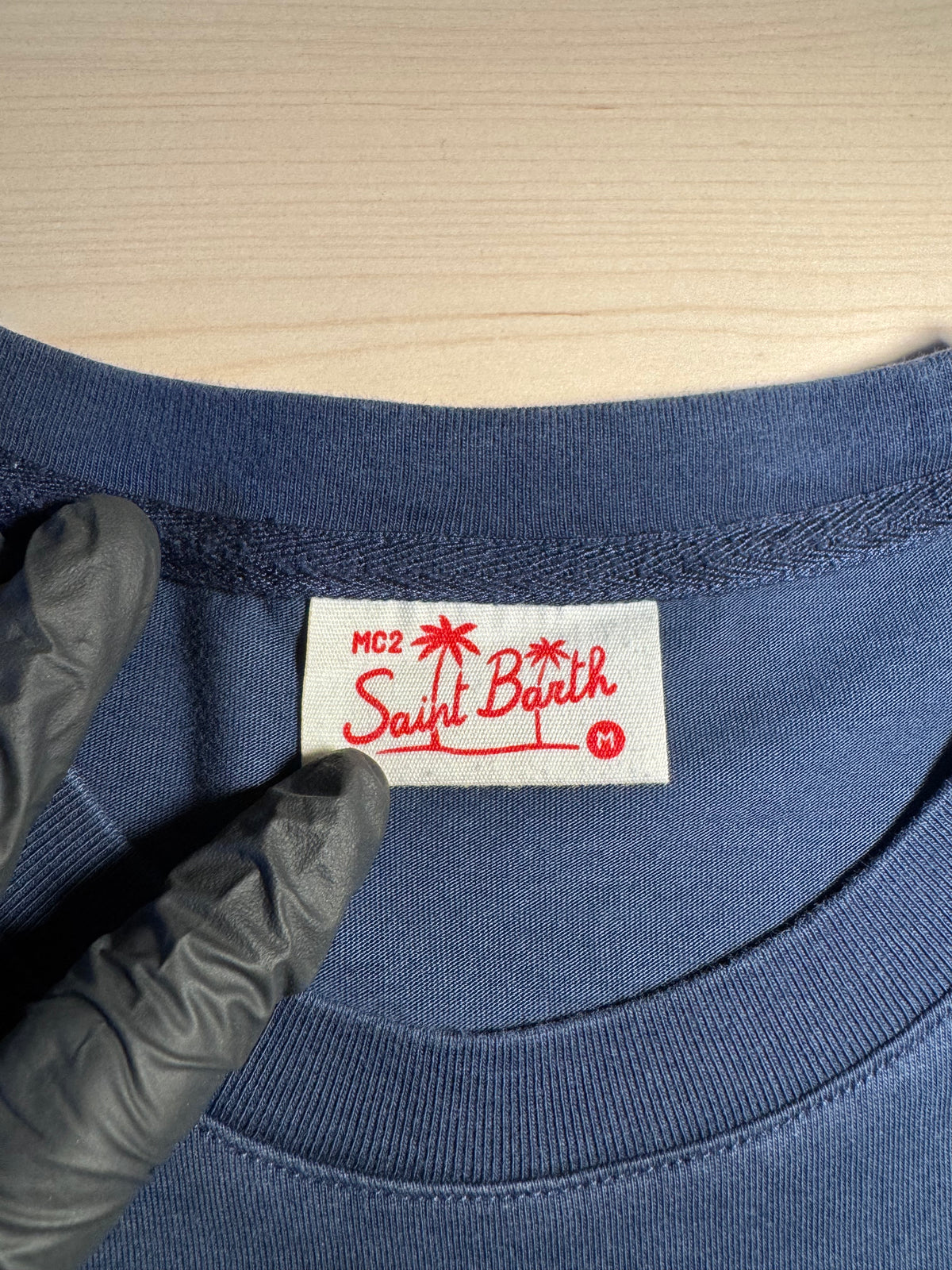 Maglia Saint Barth "I’ve Always Got One For You” blu