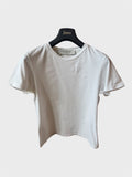 Maglia Golden Goose bianca trattamento distressed