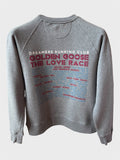 Felpa Golden Goose grigia “Dreamers Running Club” retro