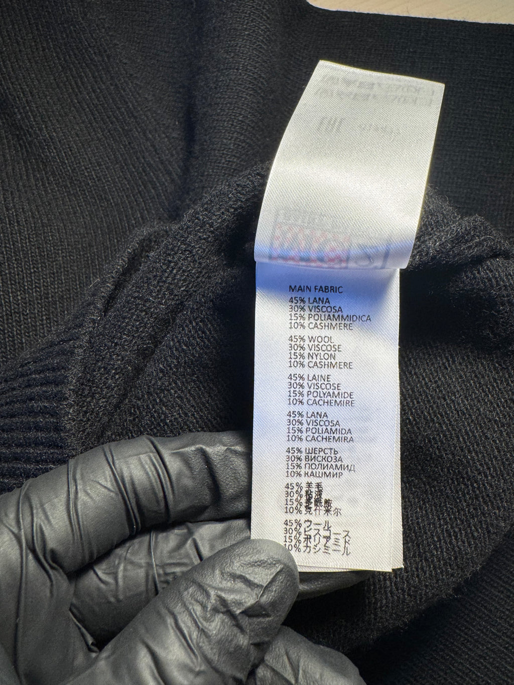 Maglione Saint Barth "Odio Il Lunedì" nero