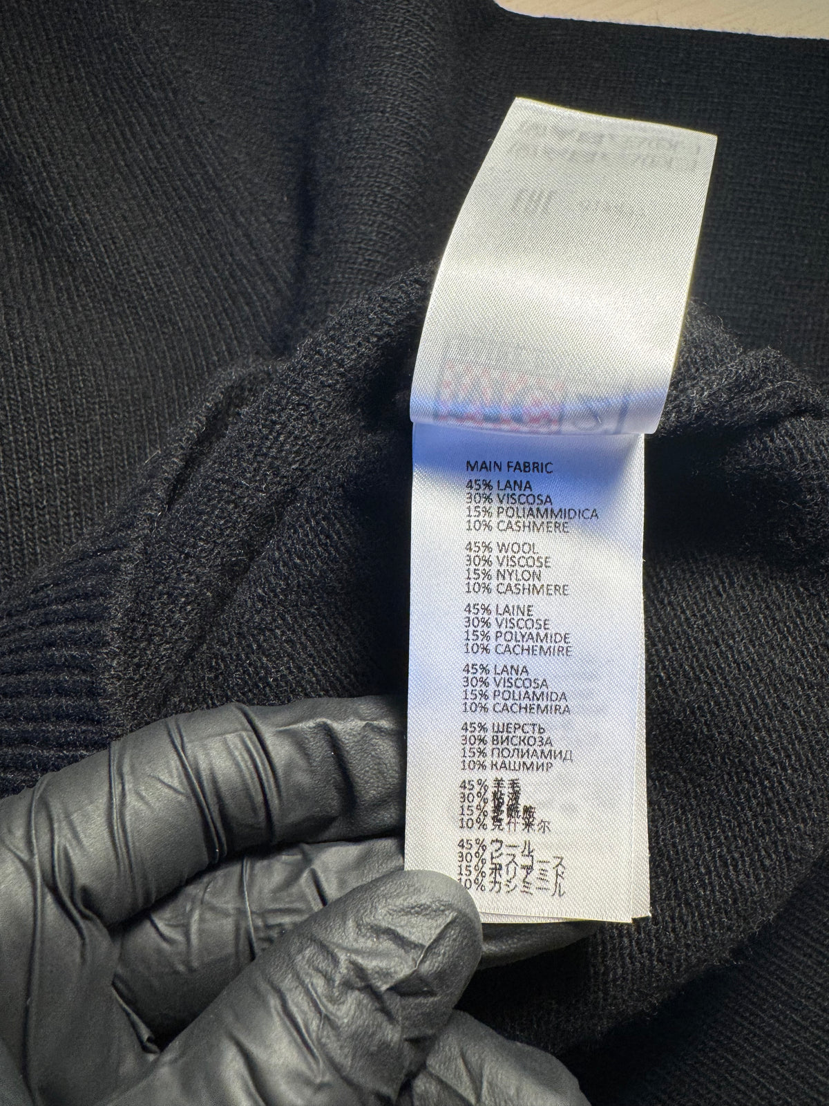 Maglione Saint Barth "Odio Il Lunedì" nero