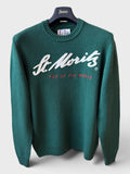 Maglione Saint Barth "St. Moritz Top Of The World" verde