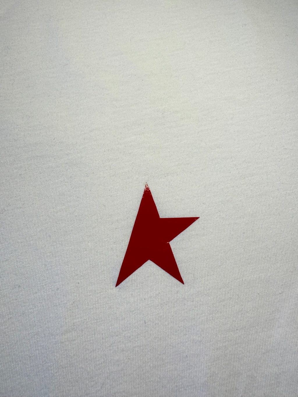 Maglia Golden Goose Star bianca stella rossa