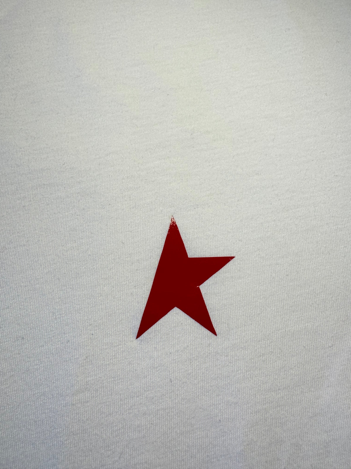 Maglia Golden Goose Star bianca stella rossa