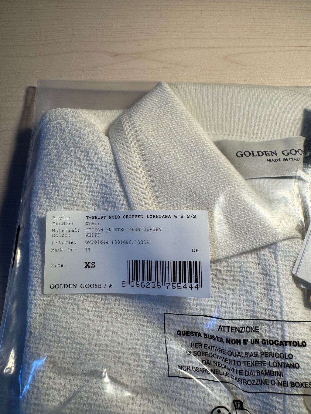 Polo Golden Goose Cropped Loredana