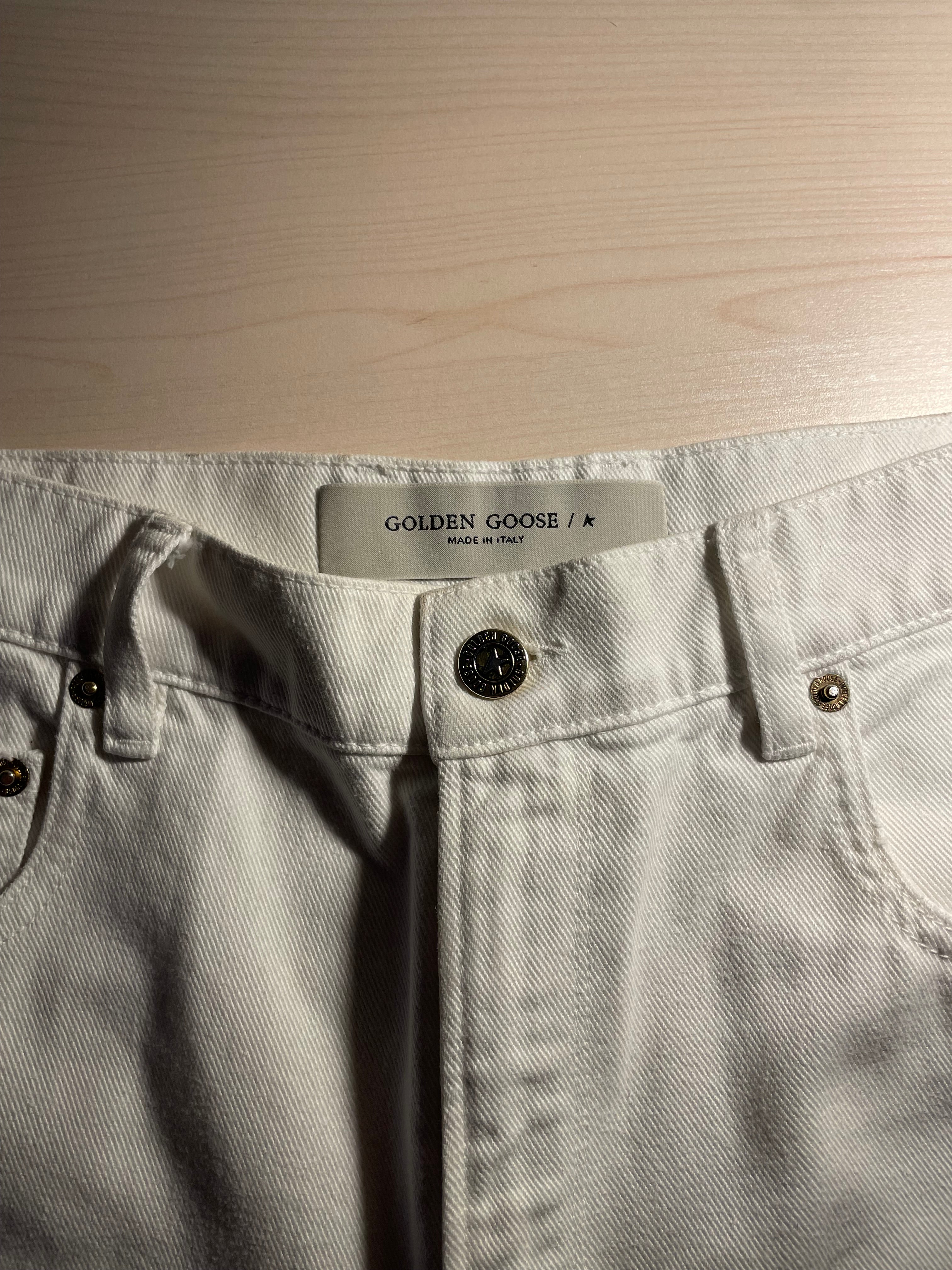 Jeans Golden Goose bianchi