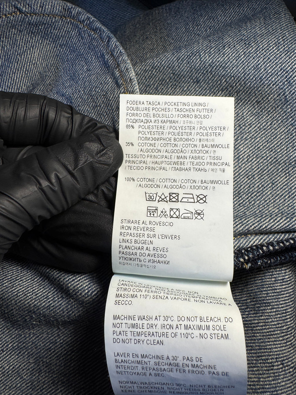 Vestito Golden Goose jeans denim con patch