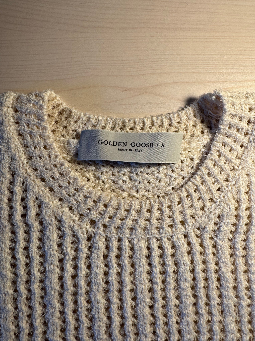 Canottiera Golden Goose panna