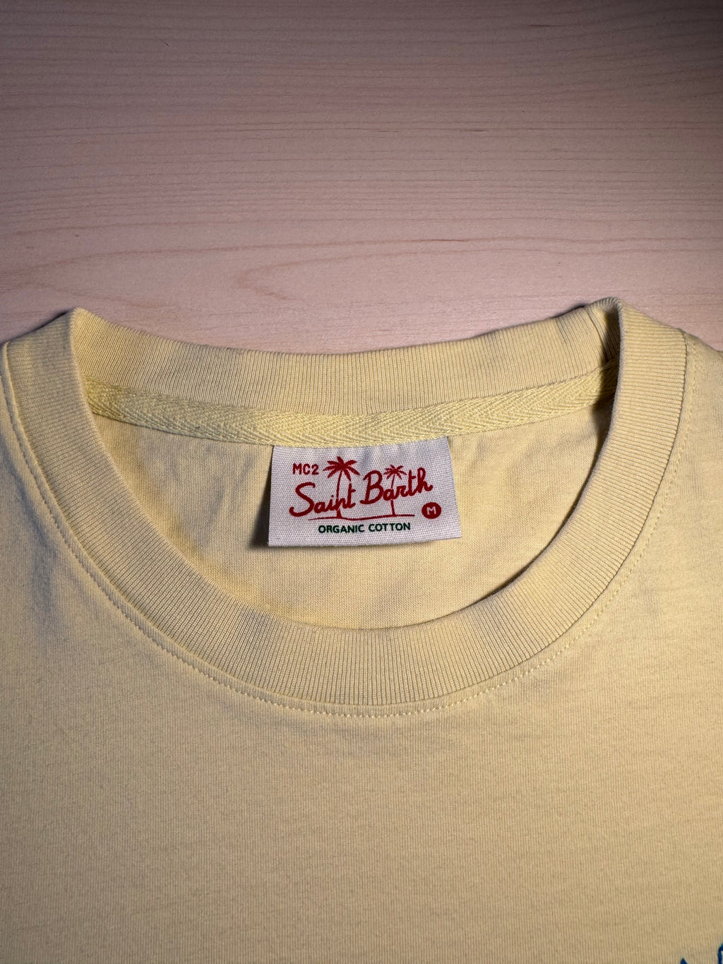 Maglia Saint Barth "Mojito Obsessed” gialla