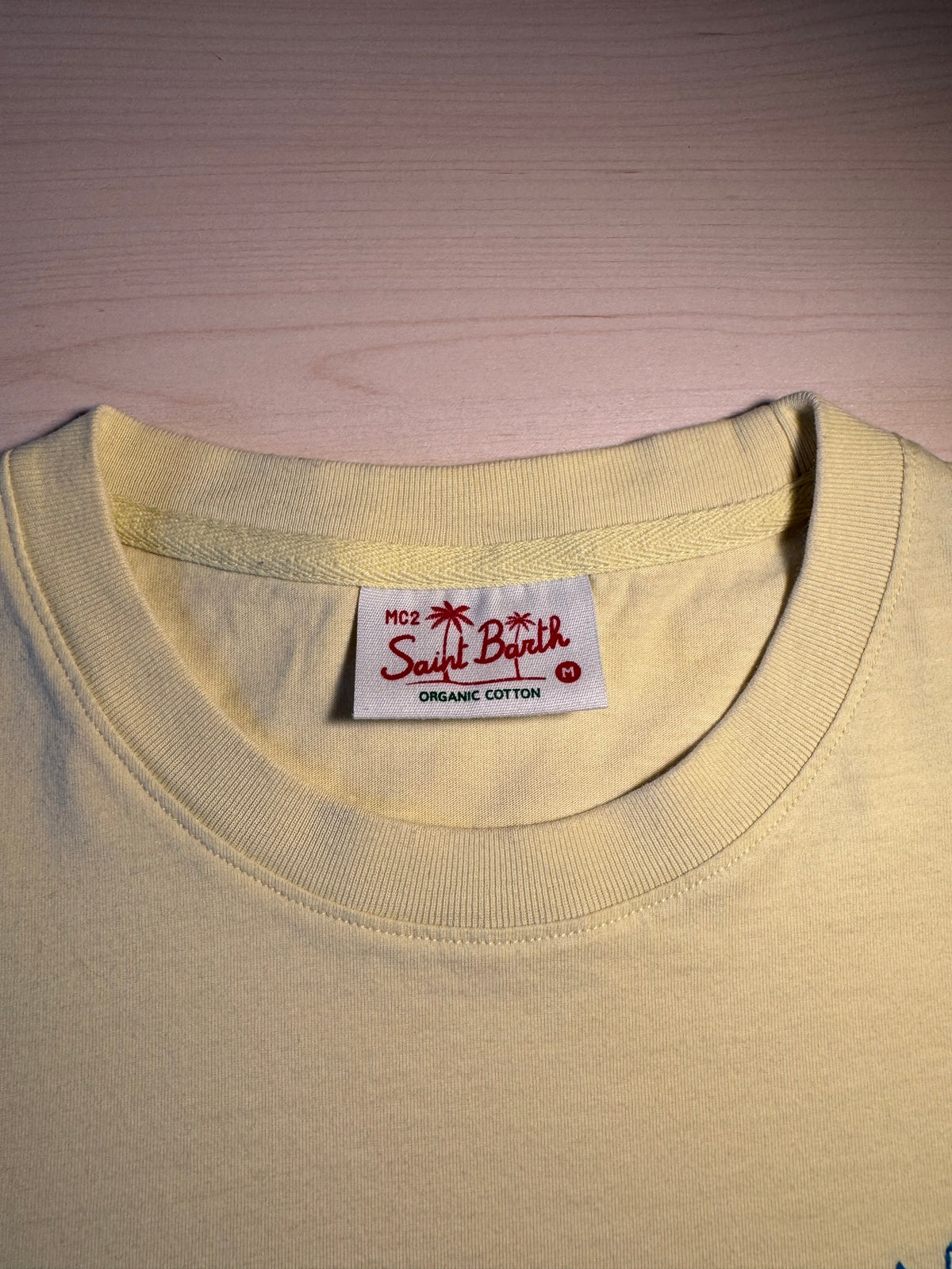 Maglia Saint Barth "Mojito Obsessed” gialla